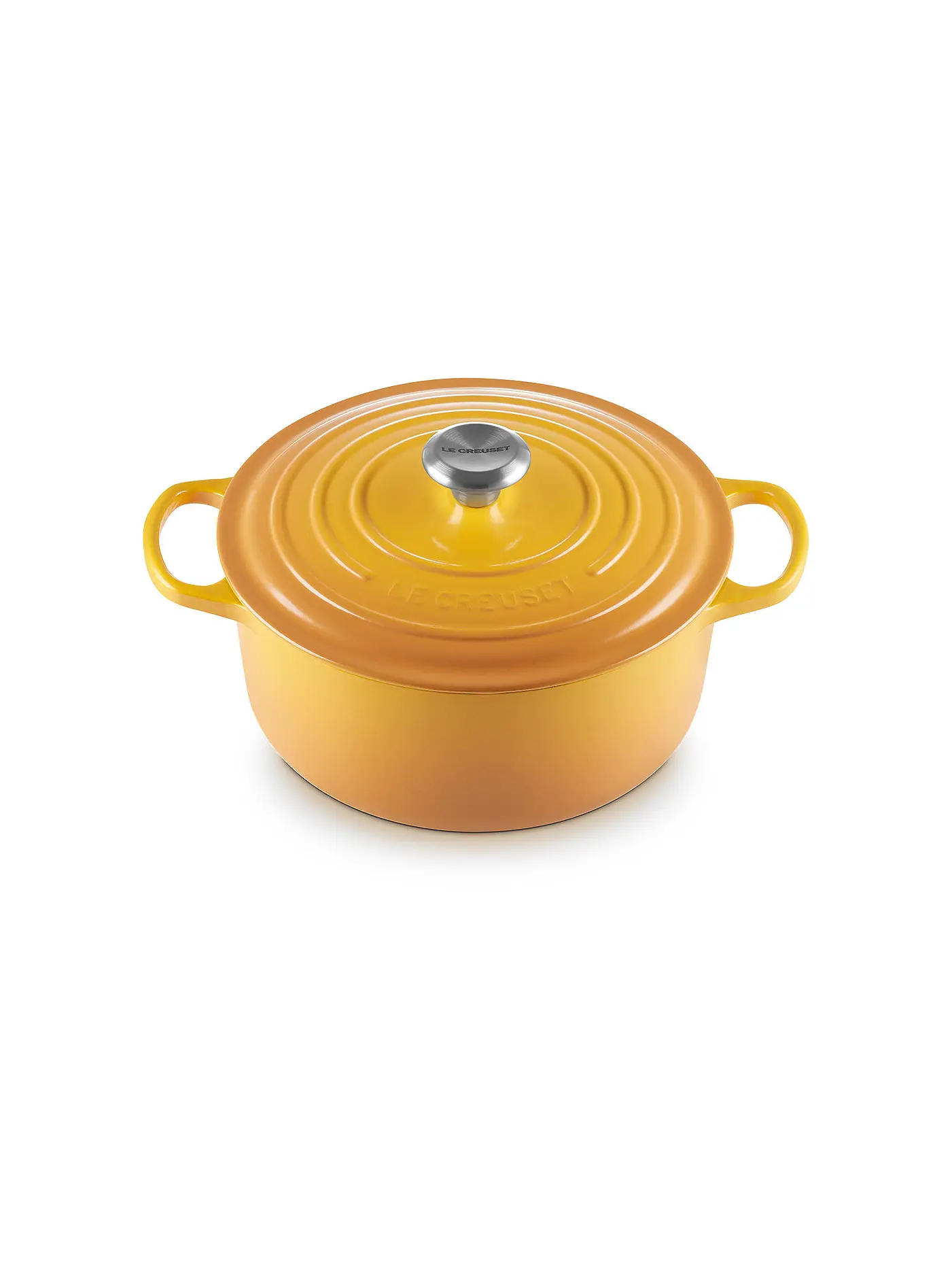 LE CREUSET | Bräter rund SIGNATURE 26cm Nectar | gelb