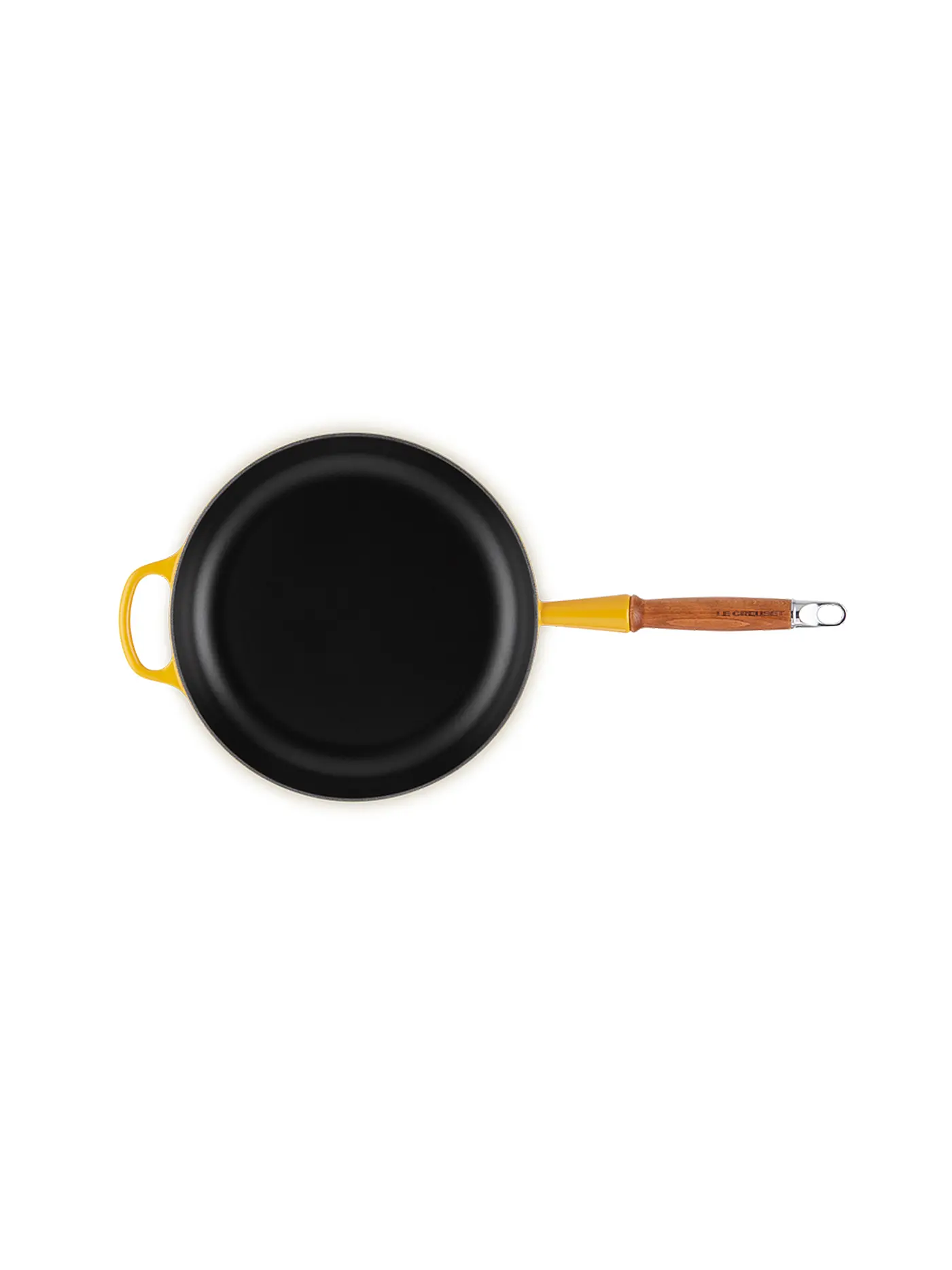 LE CREUSET | Bratpfanne Signature aus Gusseisen 28cm | gelb