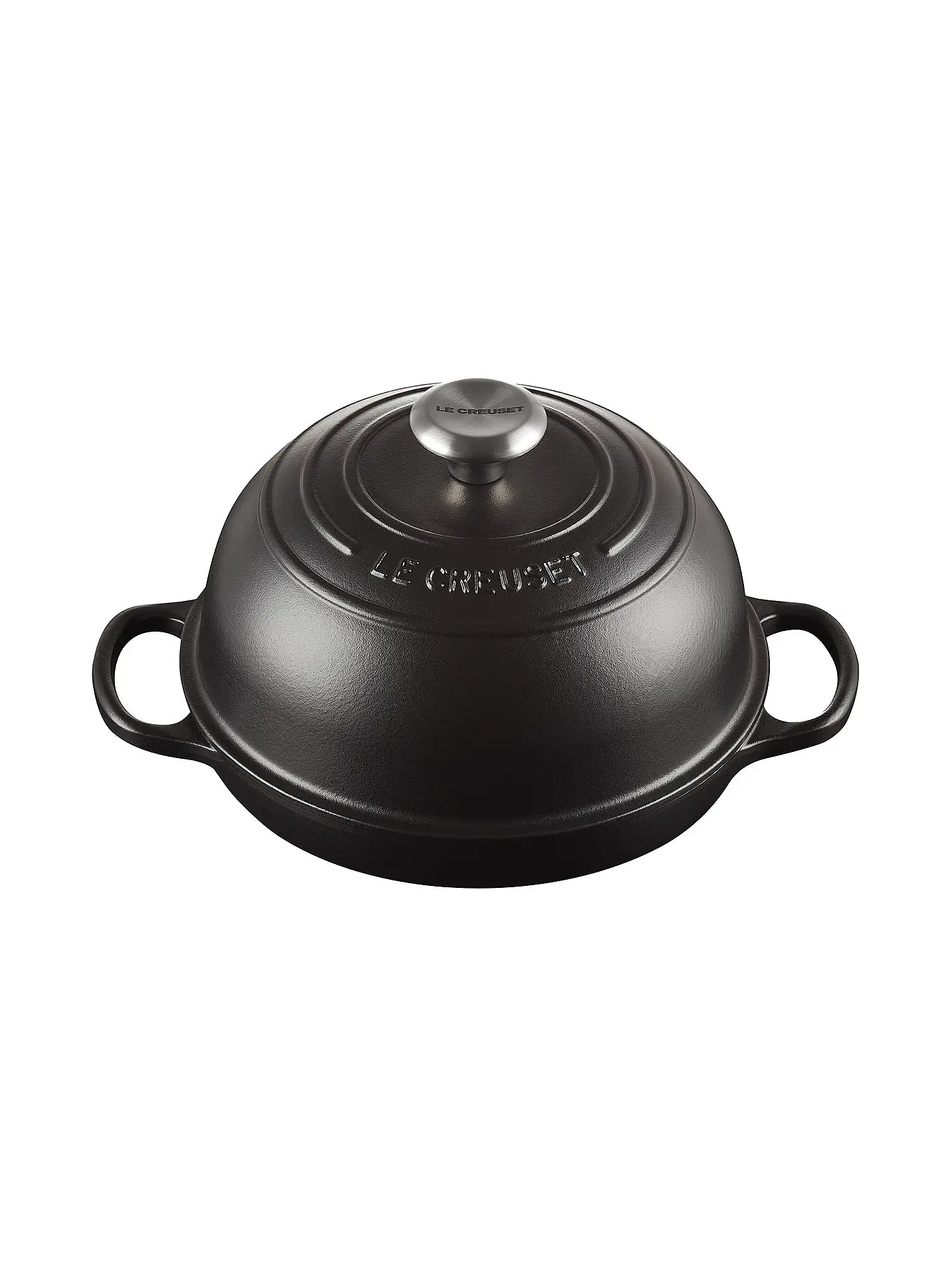 LE CREUSET | Brot Bräter aus Gusseisen 24cm Schwarz | schwarz
