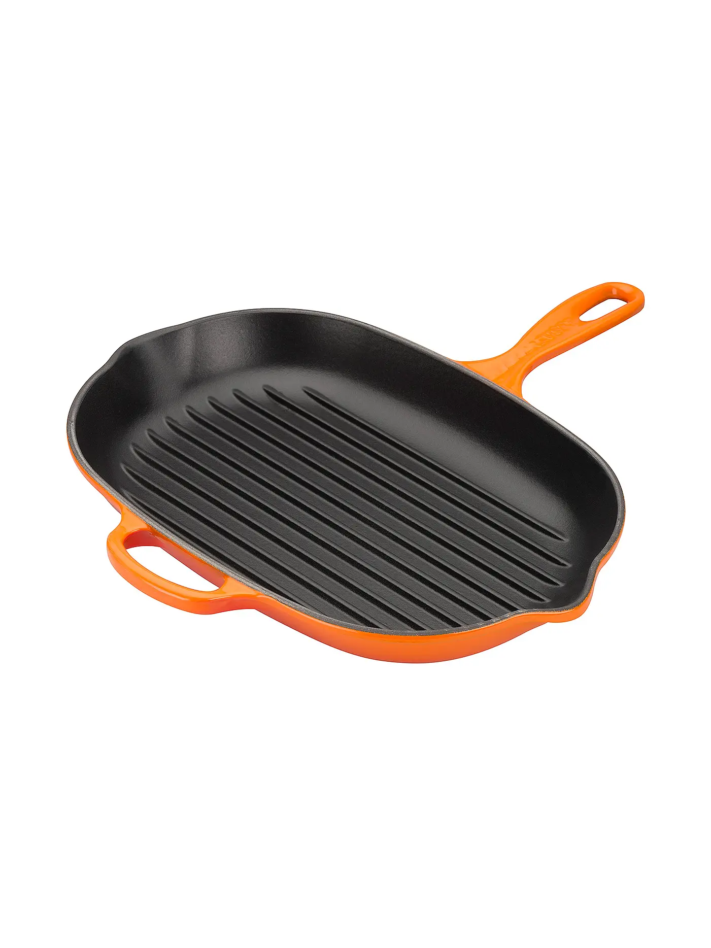 LE CREUSET | Grillpfanne oval "Signature" 32cm (Ofenrot) | orange