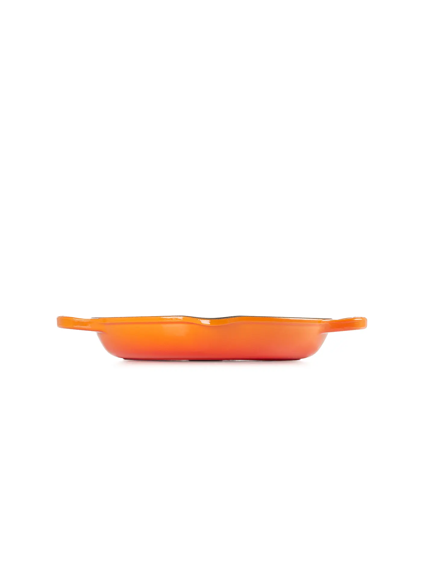 LE CREUSET | Grillplatte rund 25cm (Ofenrot) | orange