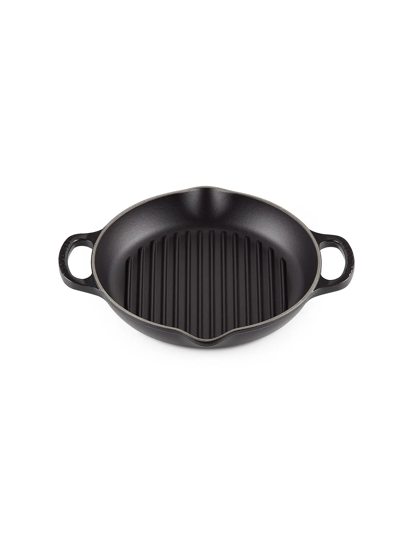 LE CREUSET | Grillplatte rund 25cm (Schwarz) | schwarz