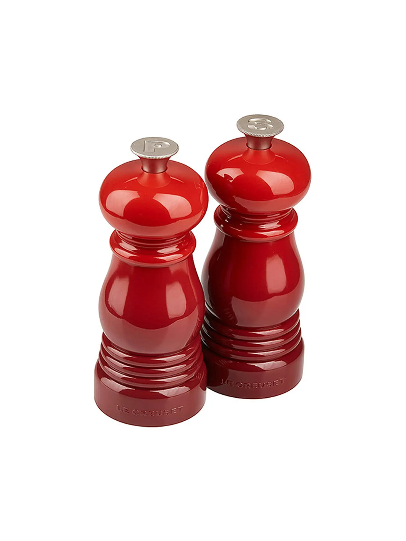LE CREUSET | Mini Salz- & Pfeffermühlen Set 12,5cm Schwarz | rot