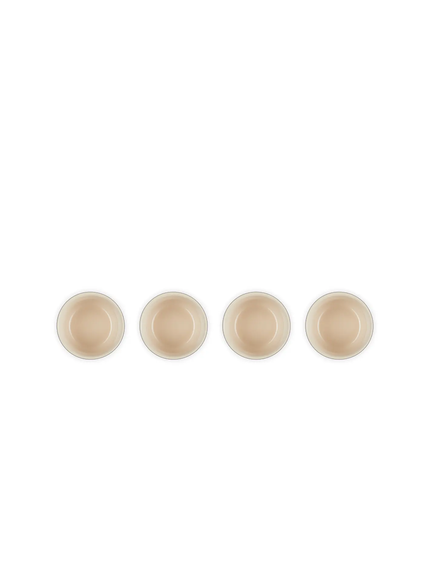 LE CREUSET | Mini Förmchen aus Steinzeug 4-er Set Flint | grau