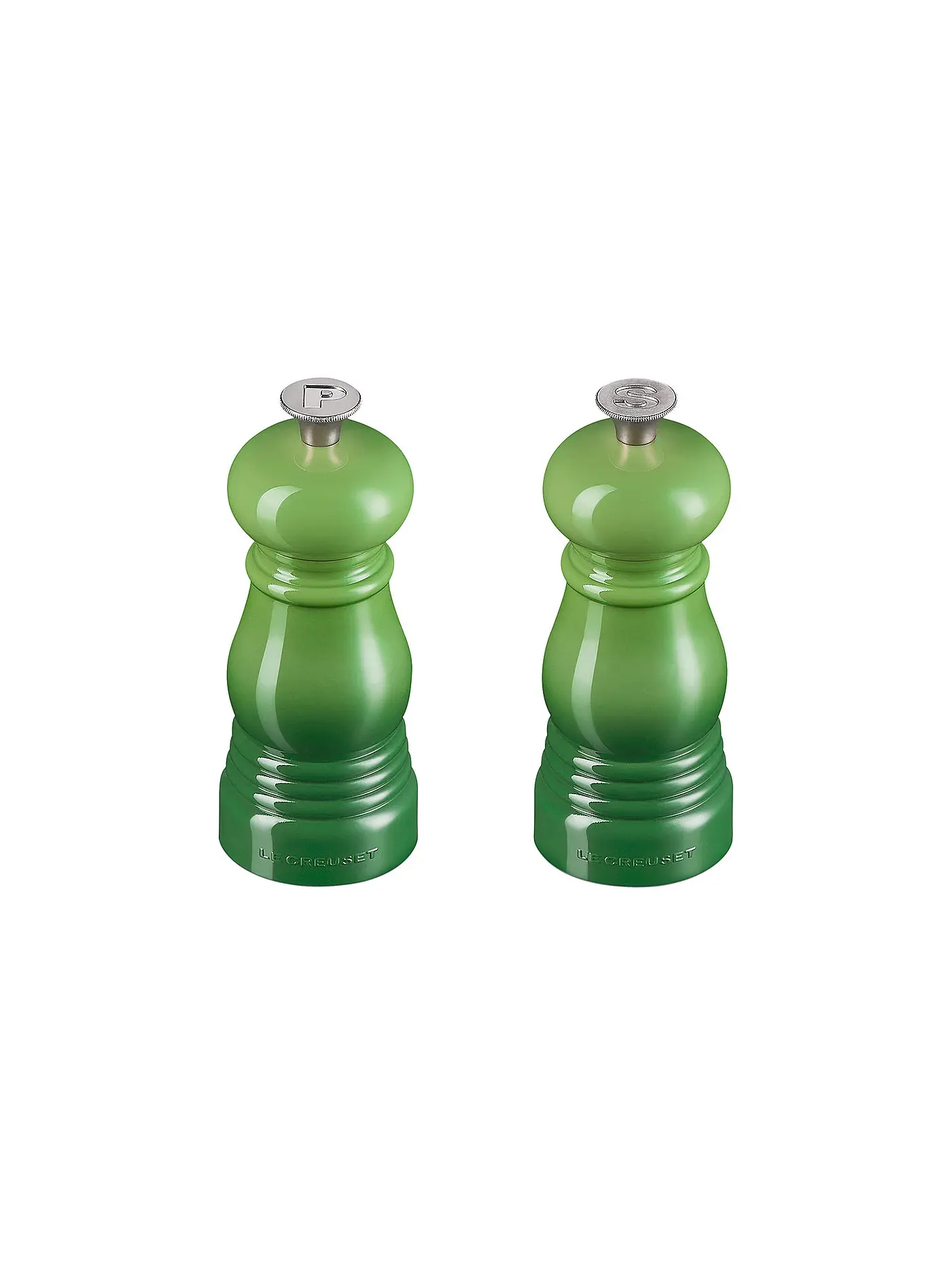 LE CREUSET | Mini Salz- & Pfeffermühlen Set 12,5cm Schwarz | grün