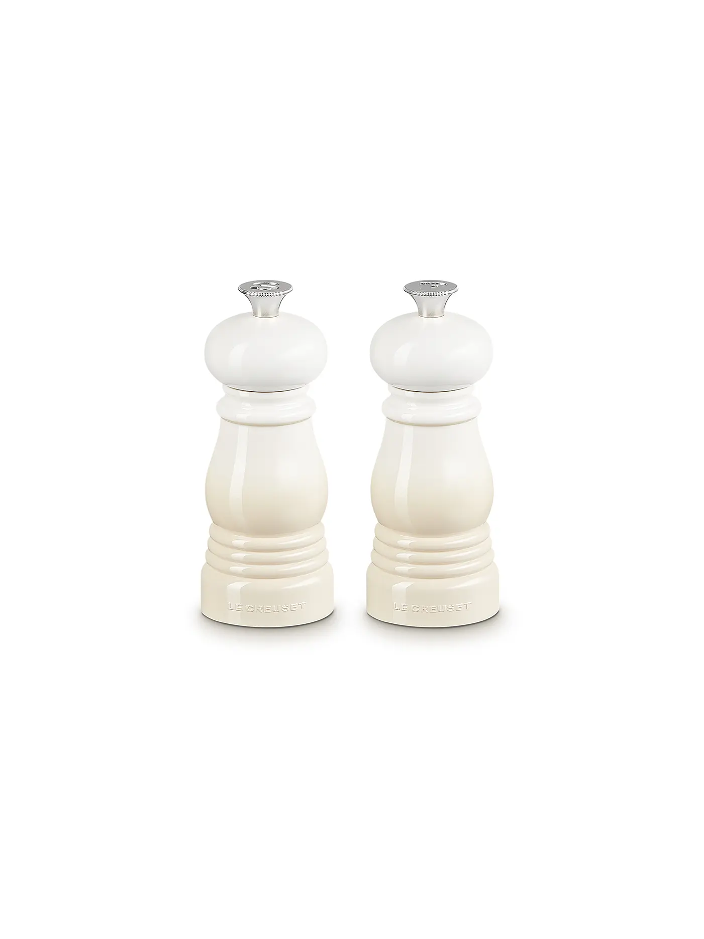 LE CREUSET | Mini Salz- & Pfeffermühlen Set 12,5cm Schwarz | creme