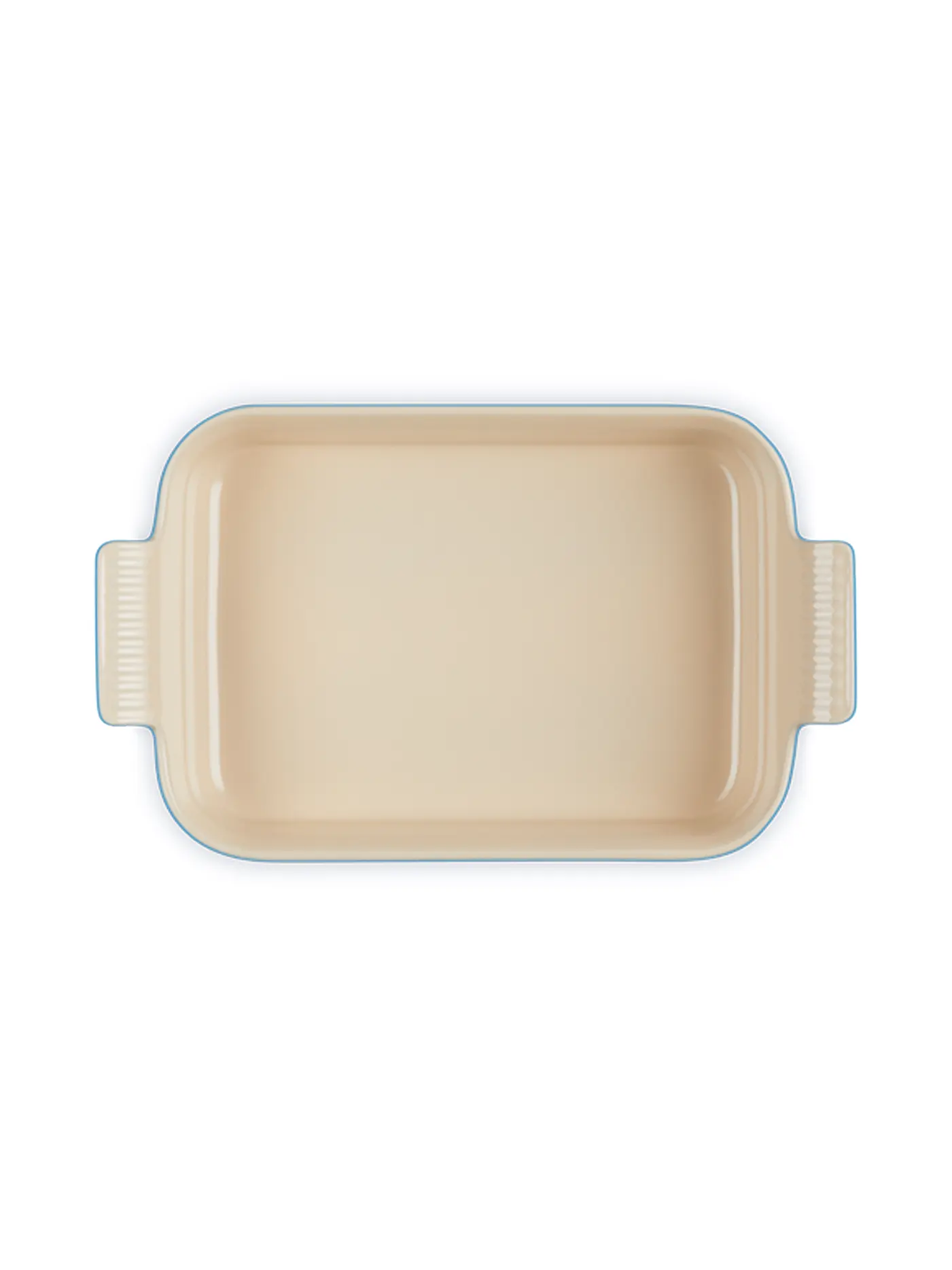 LE CREUSET | Rechteckige Auflaufform Tradition aus Steinzeug 26x19cm Azure | blau