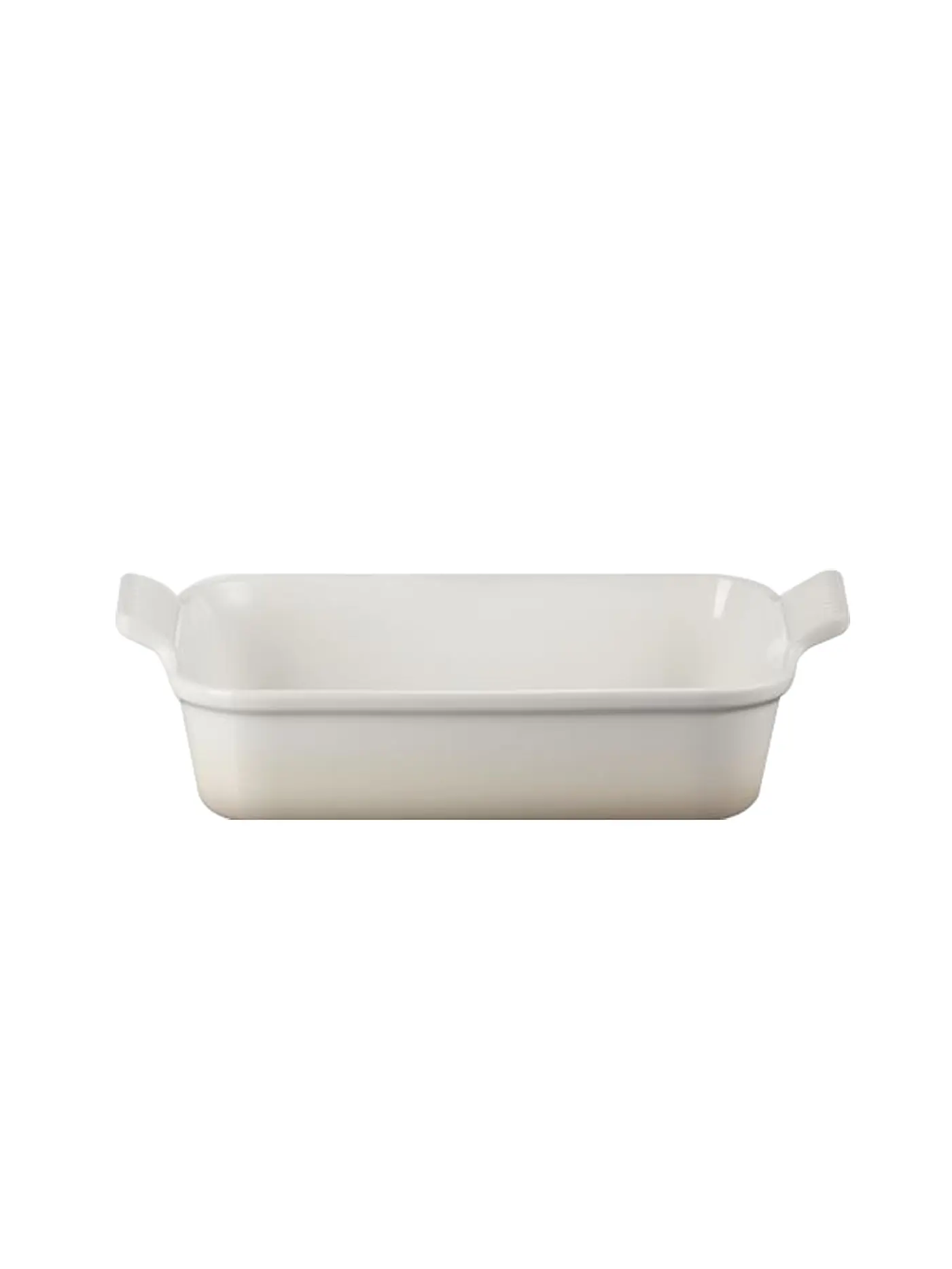 LE CREUSET | Rechteckige Auflaufform Tradition aus Steinzeug 26x19cm Meringue | creme