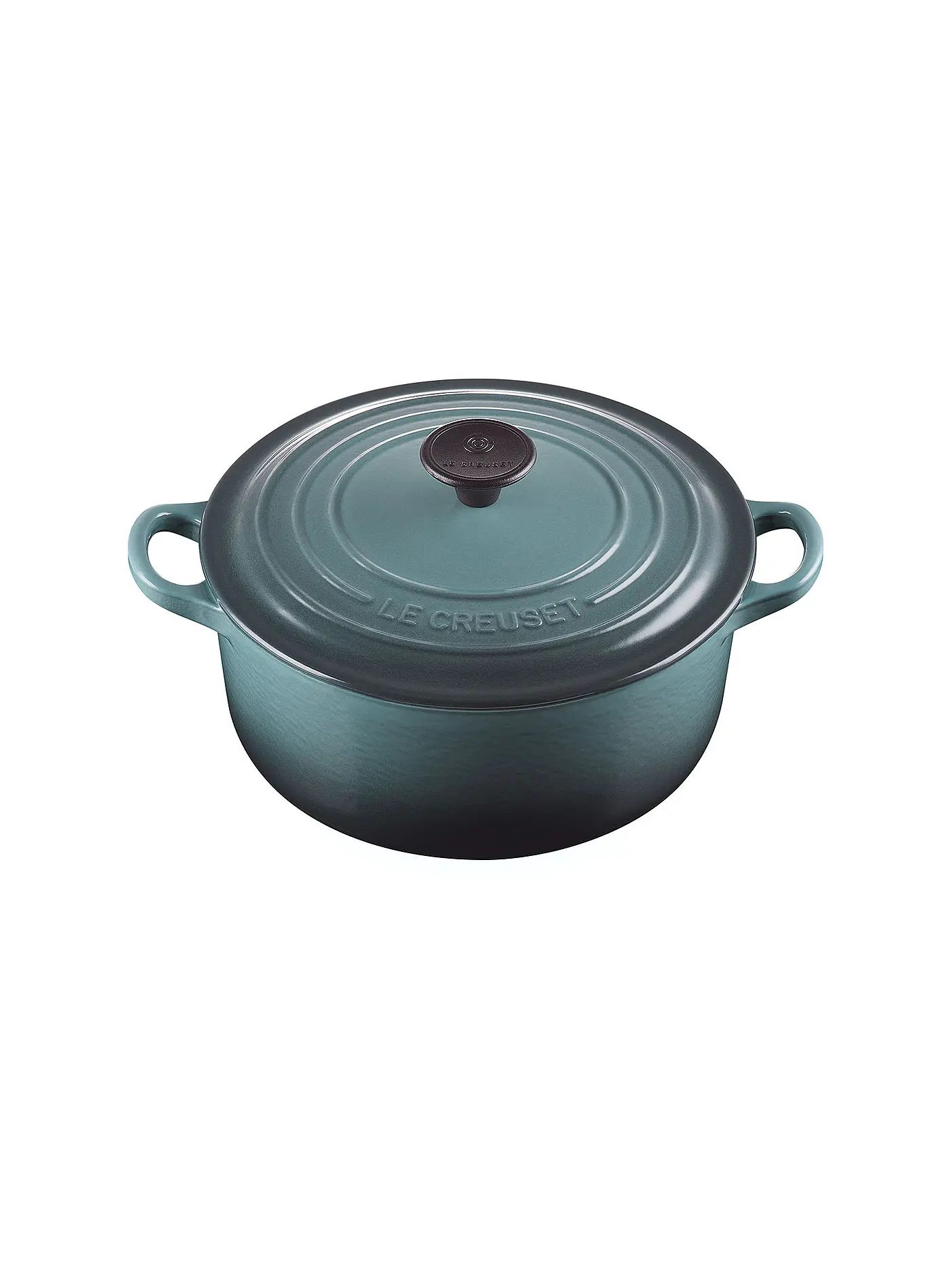 LE CREUSET | Runder Bräter Tradition aus Gusseisen 20cm Ocean | petrol