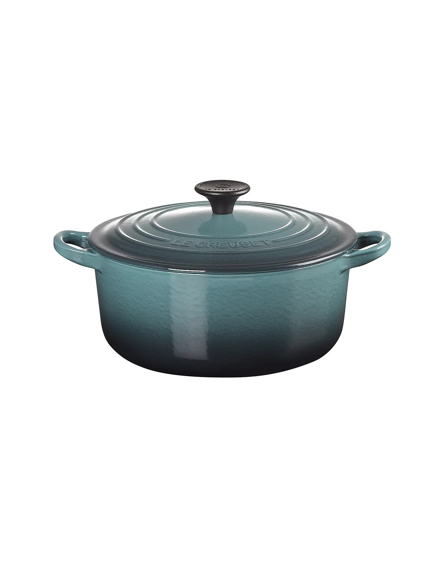 LE CREUSET | Runder Bräter Tradition aus Gusseisen 20cm Ocean | petrol