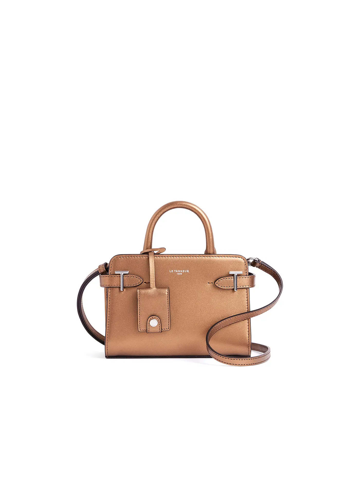 LE TANNEUR | Ledertasche -  Mini Bag | gold