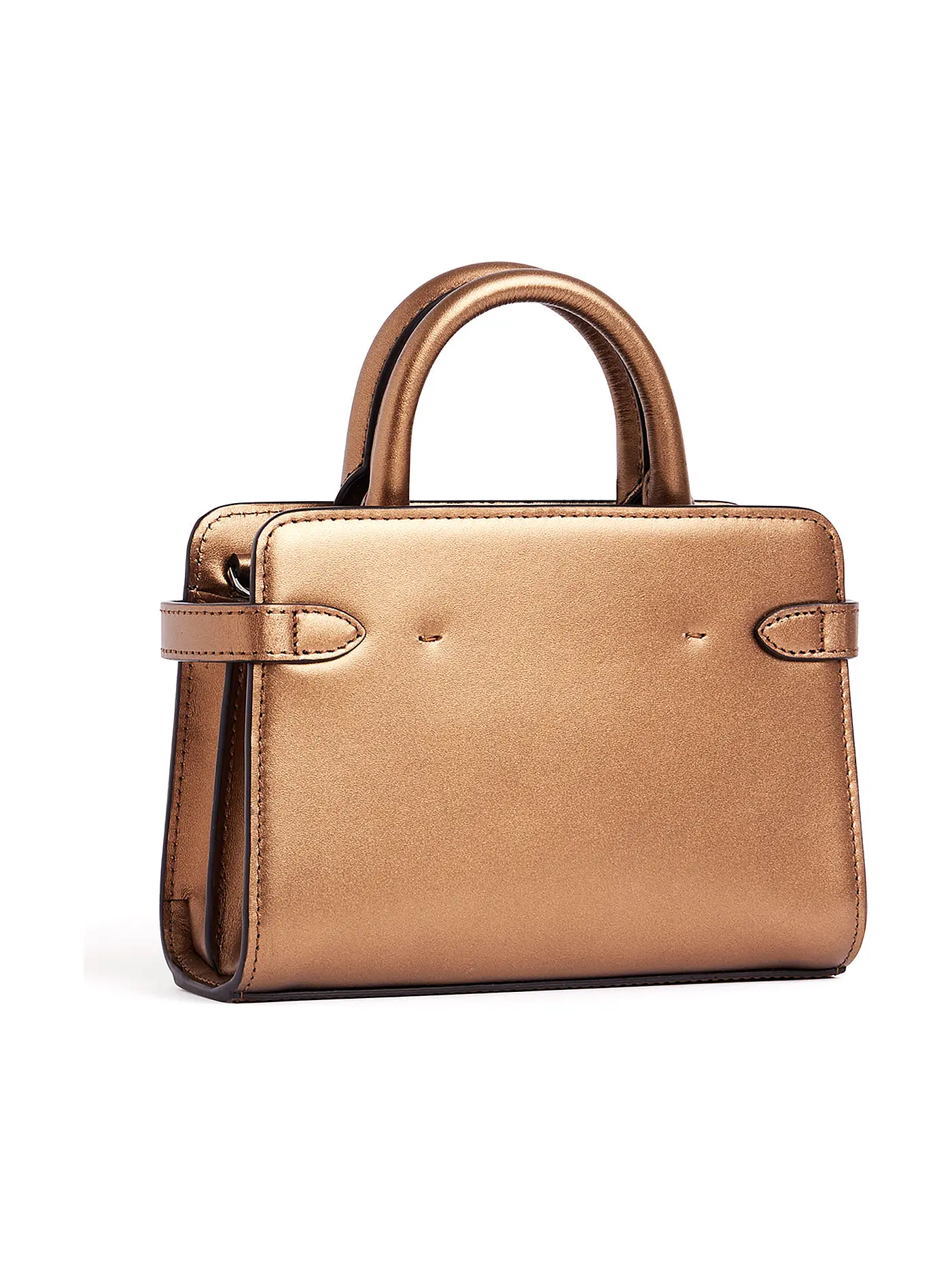 LE TANNEUR | Ledertasche -  Mini Bag | gold