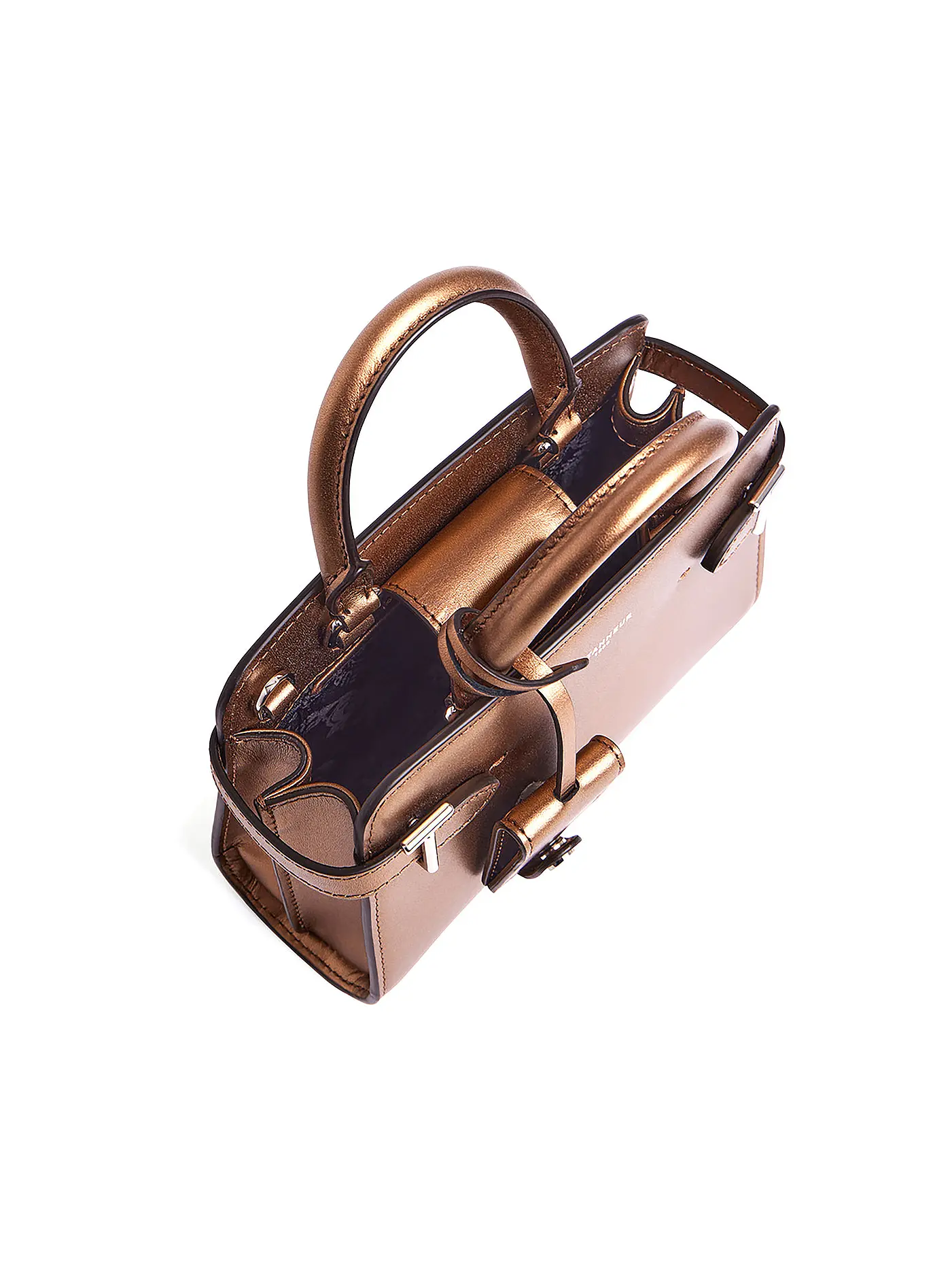 LE TANNEUR | Ledertasche -  Mini Bag | gold