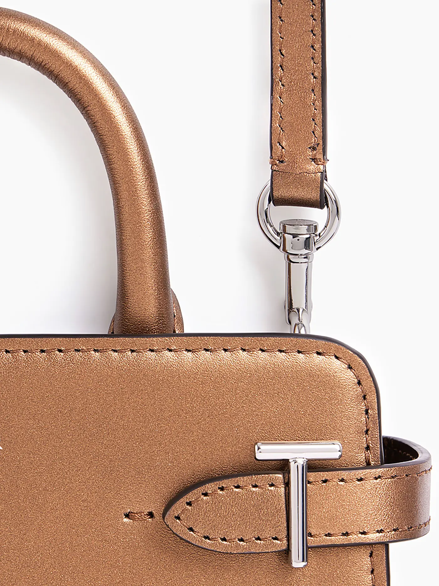 LE TANNEUR | Ledertasche -  Mini Bag | gold