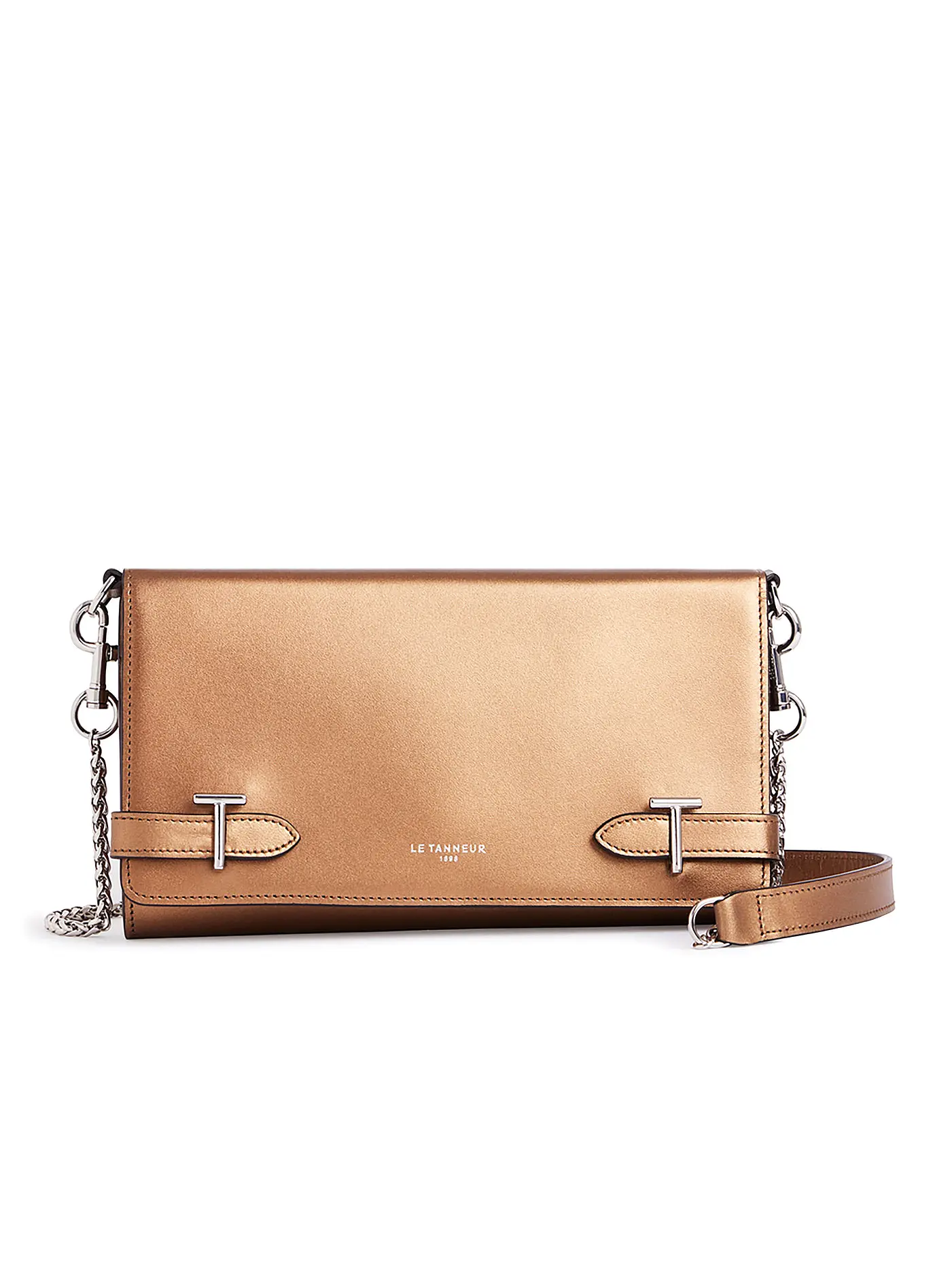 LE TANNEUR | Ledertasche - Umhängetasche | gold