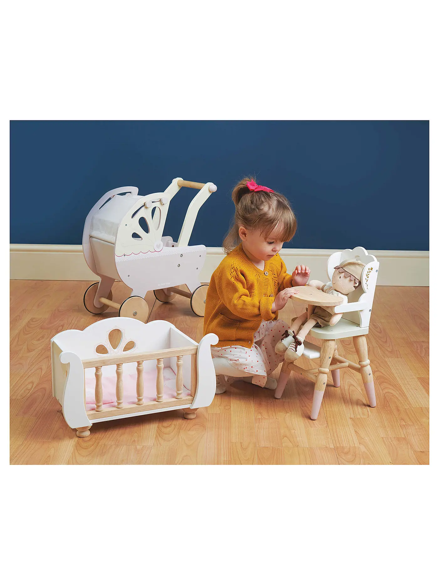 LE TOY VAN | Puppen-Hochstuhl - Doll High Chair | weiss