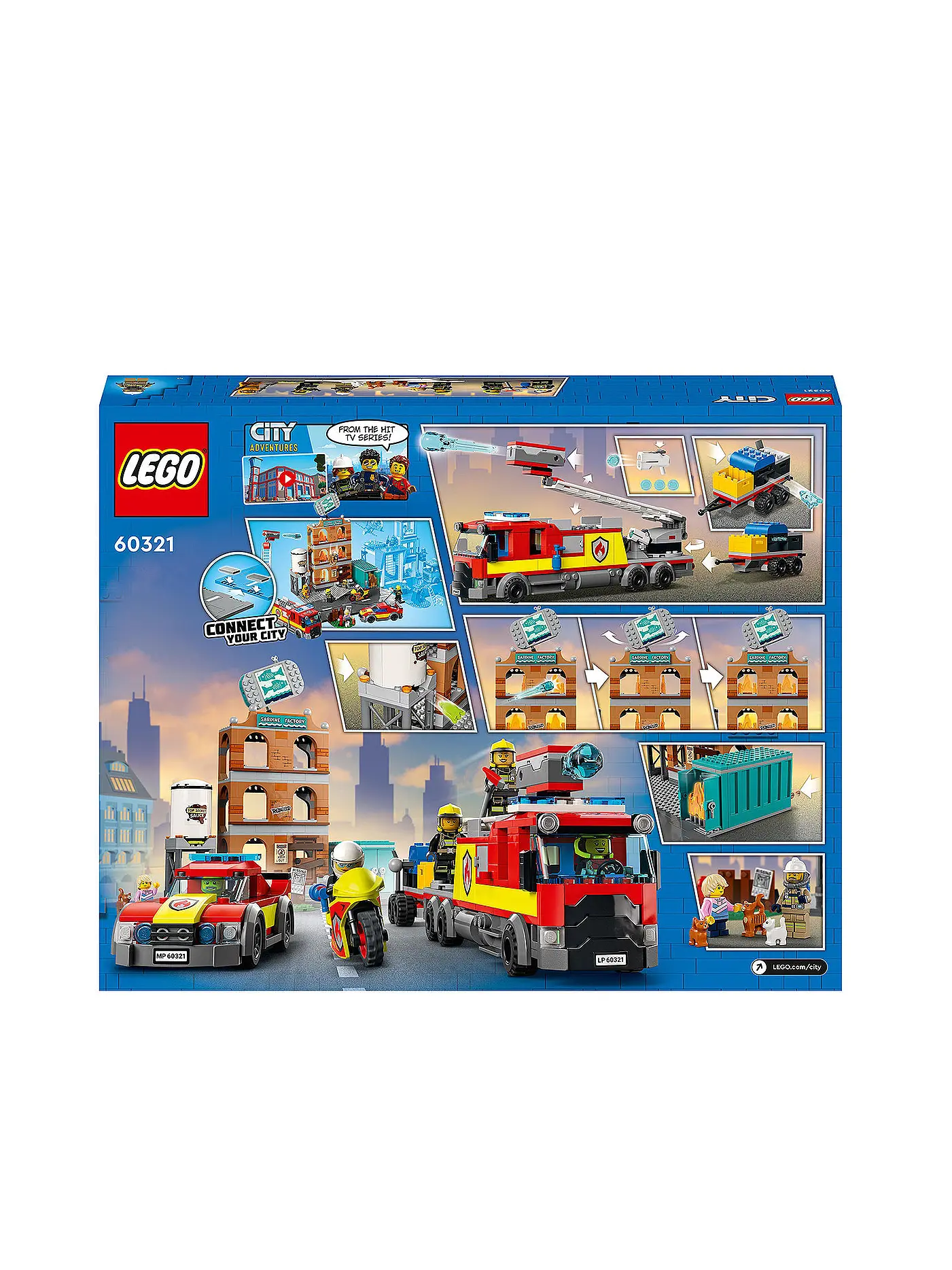 LEGO | City - Feuerwehreinsatz mit Löschtruppe 60321 | keine Farbe