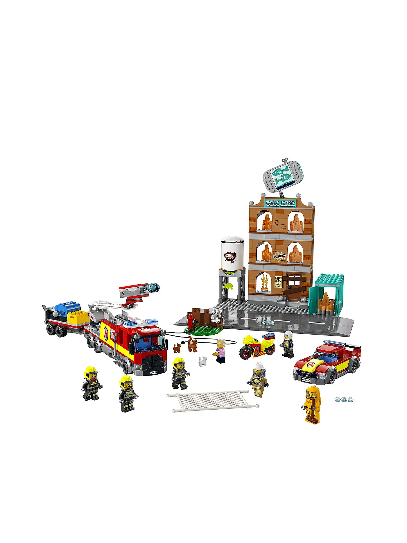 LEGO | City - Feuerwehreinsatz mit Löschtruppe 60321 | keine Farbe