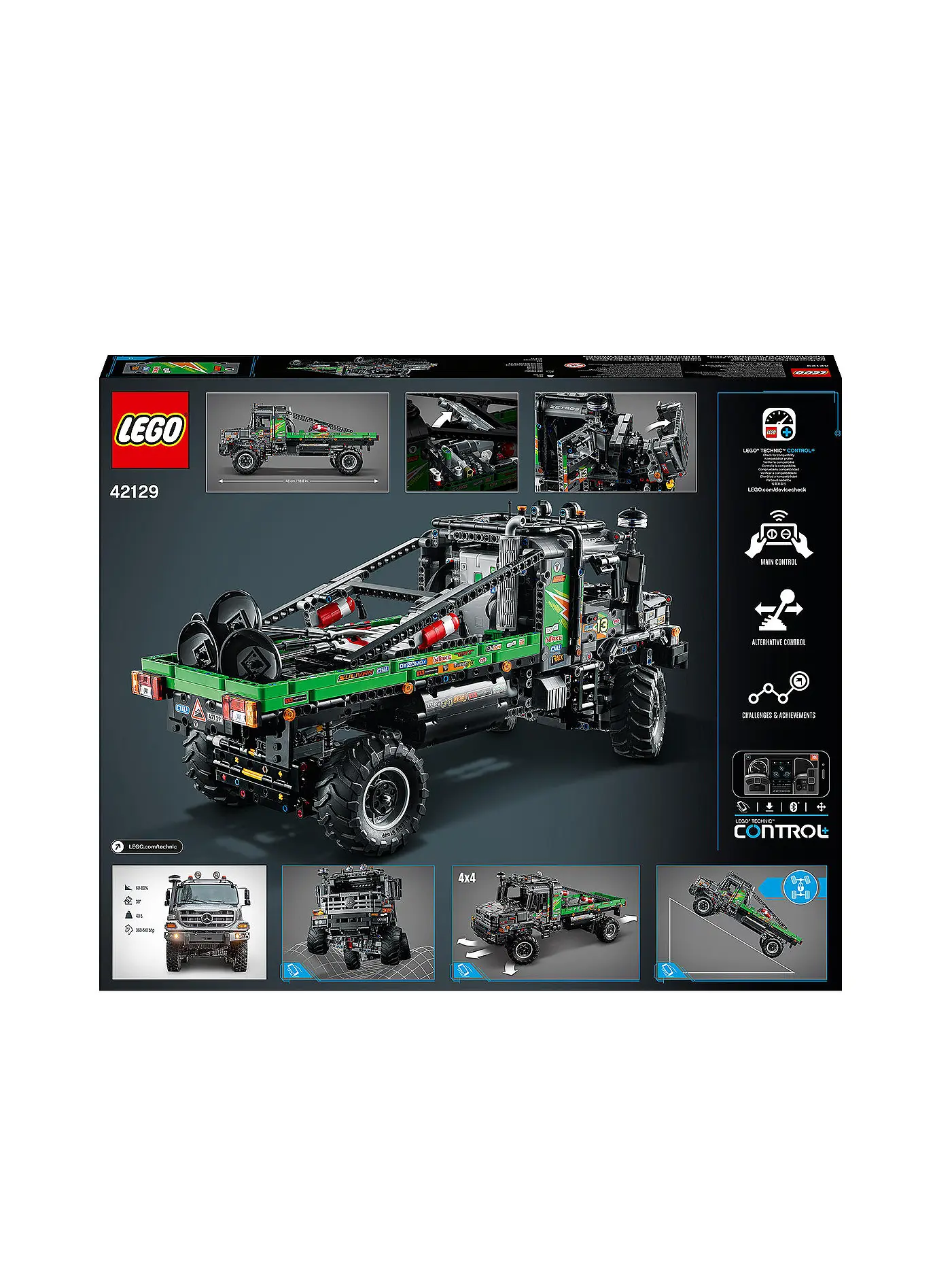 LEGO | Technic - 4x4 Mercedes-Benz Zetros Offroad-Truck 42129 | keine Farbe