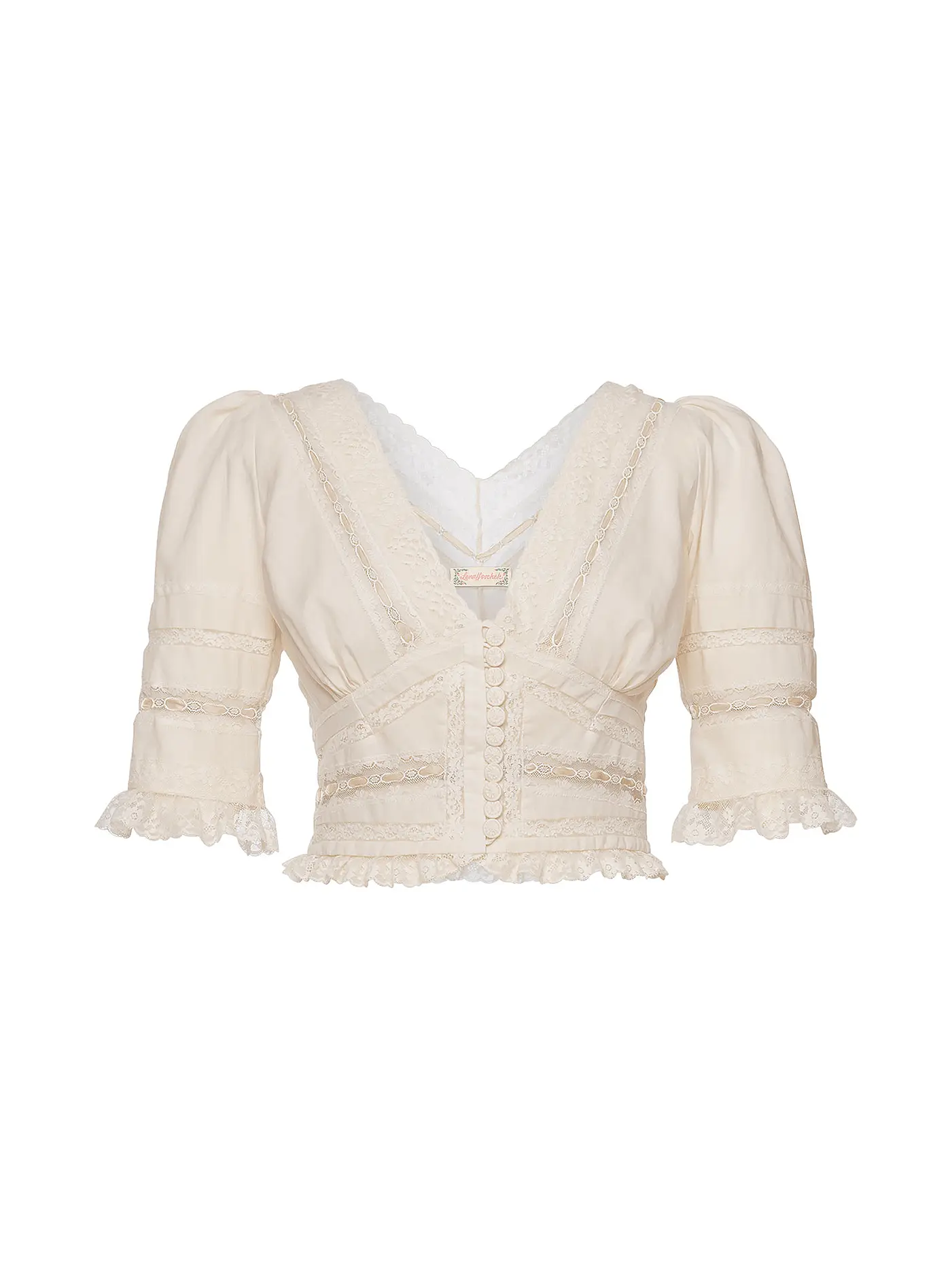 LENA HOSCHEK | Bluse PRALINE | beige