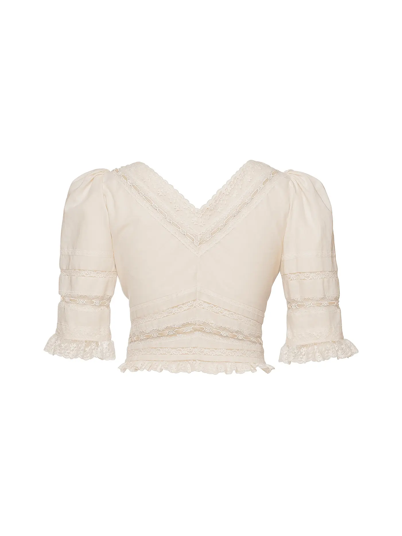 LENA HOSCHEK | Bluse PRALINE | beige