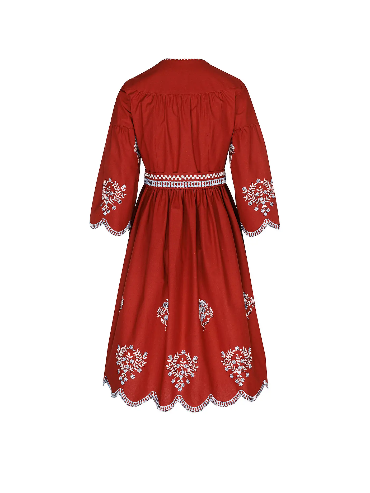 LENA HOSCHEK | Midikleid AMELIA  | rot
