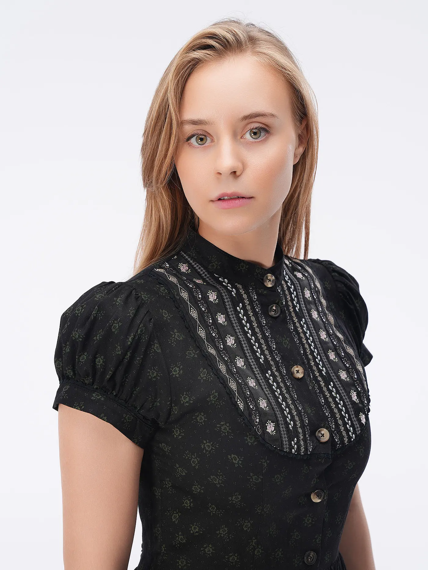 LENA HOSCHEK | Midikleid GRETL | schwarz