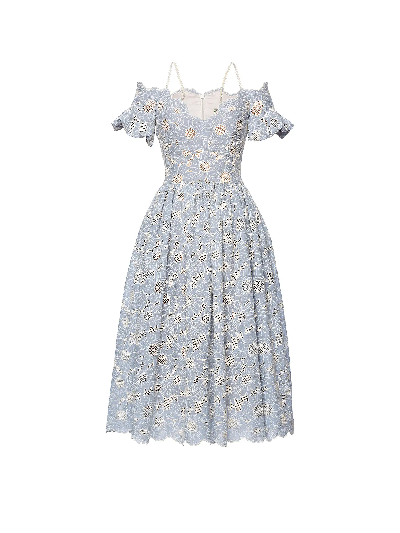 LENA HOSCHEK | Midikleid OPHELIA | blau