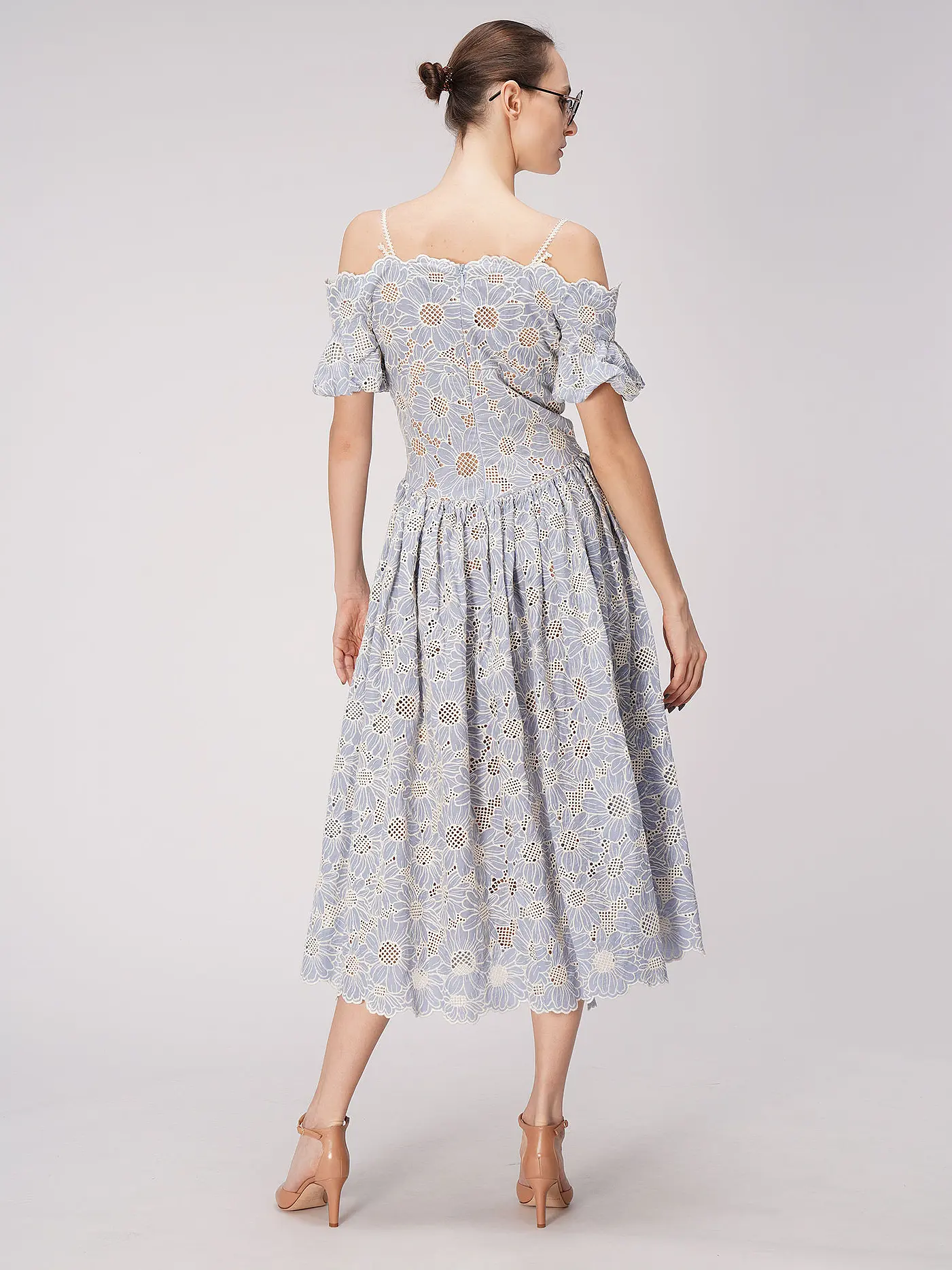 LENA HOSCHEK | Midikleid OPHELIA | blau