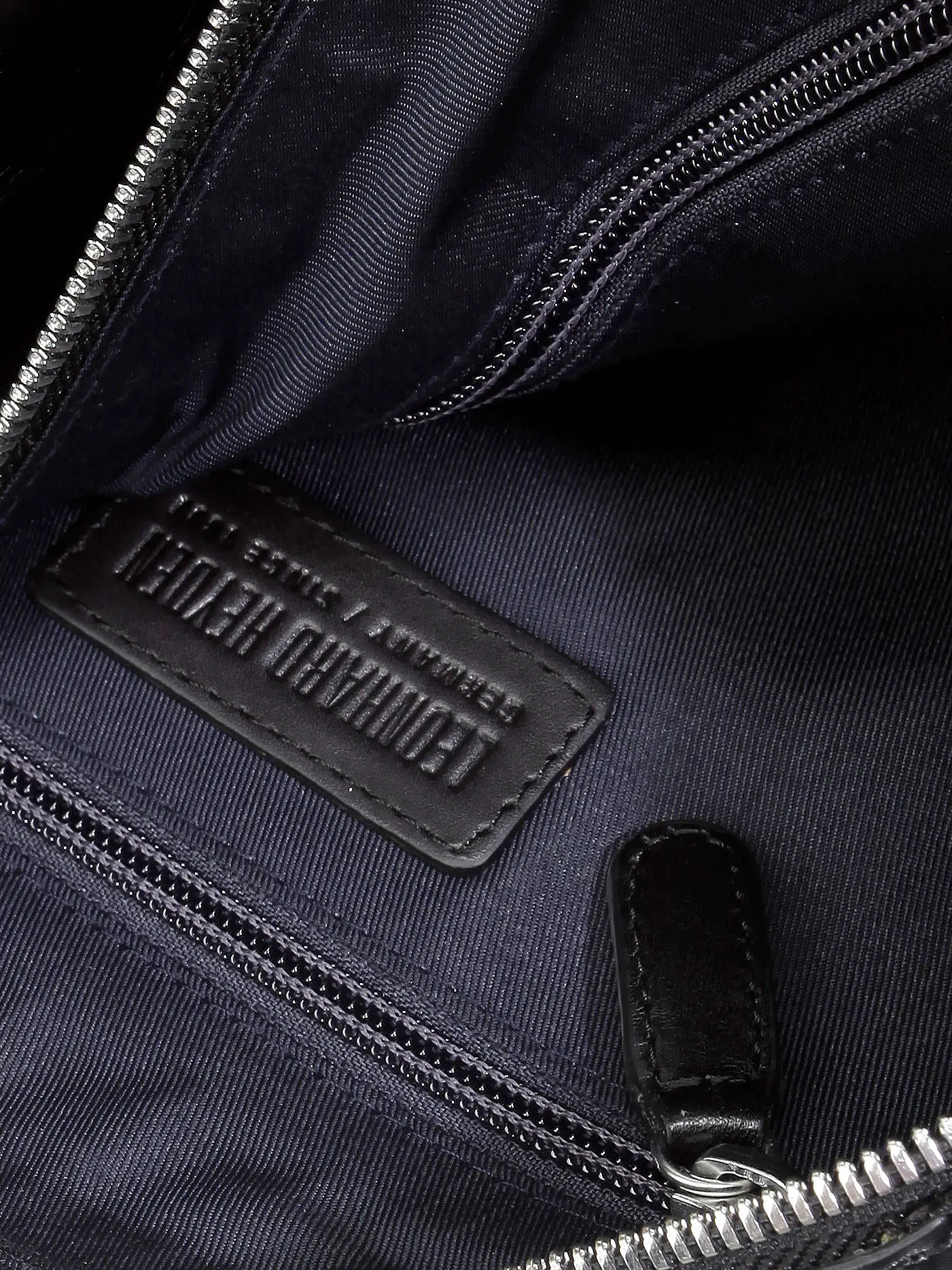 LEONHARD HEYDEN | Leder-Toilettetasche " Cambridge "  | schwarz