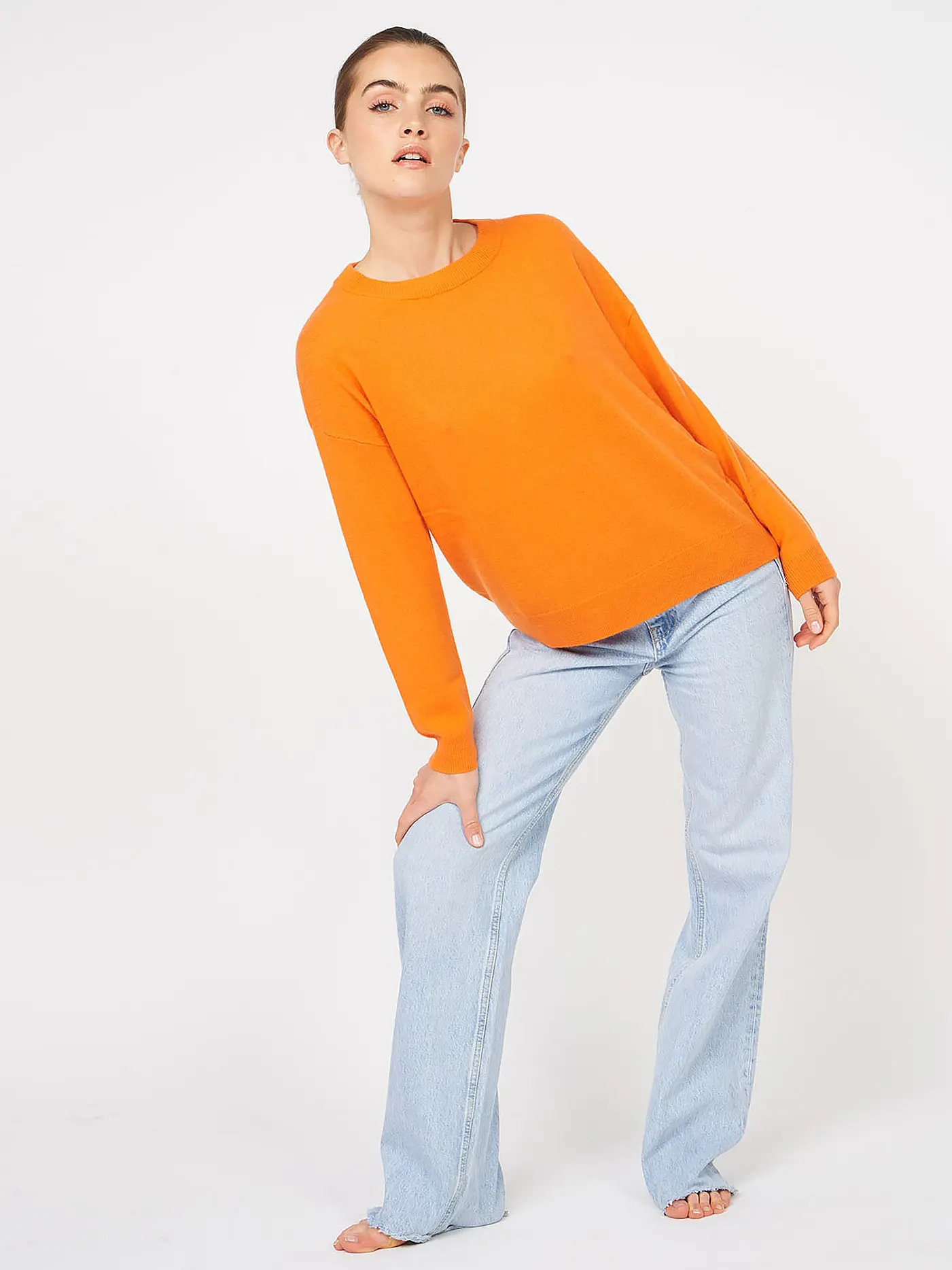 LES TRICOTS DE LEA | Kaschmir Pullover | orange