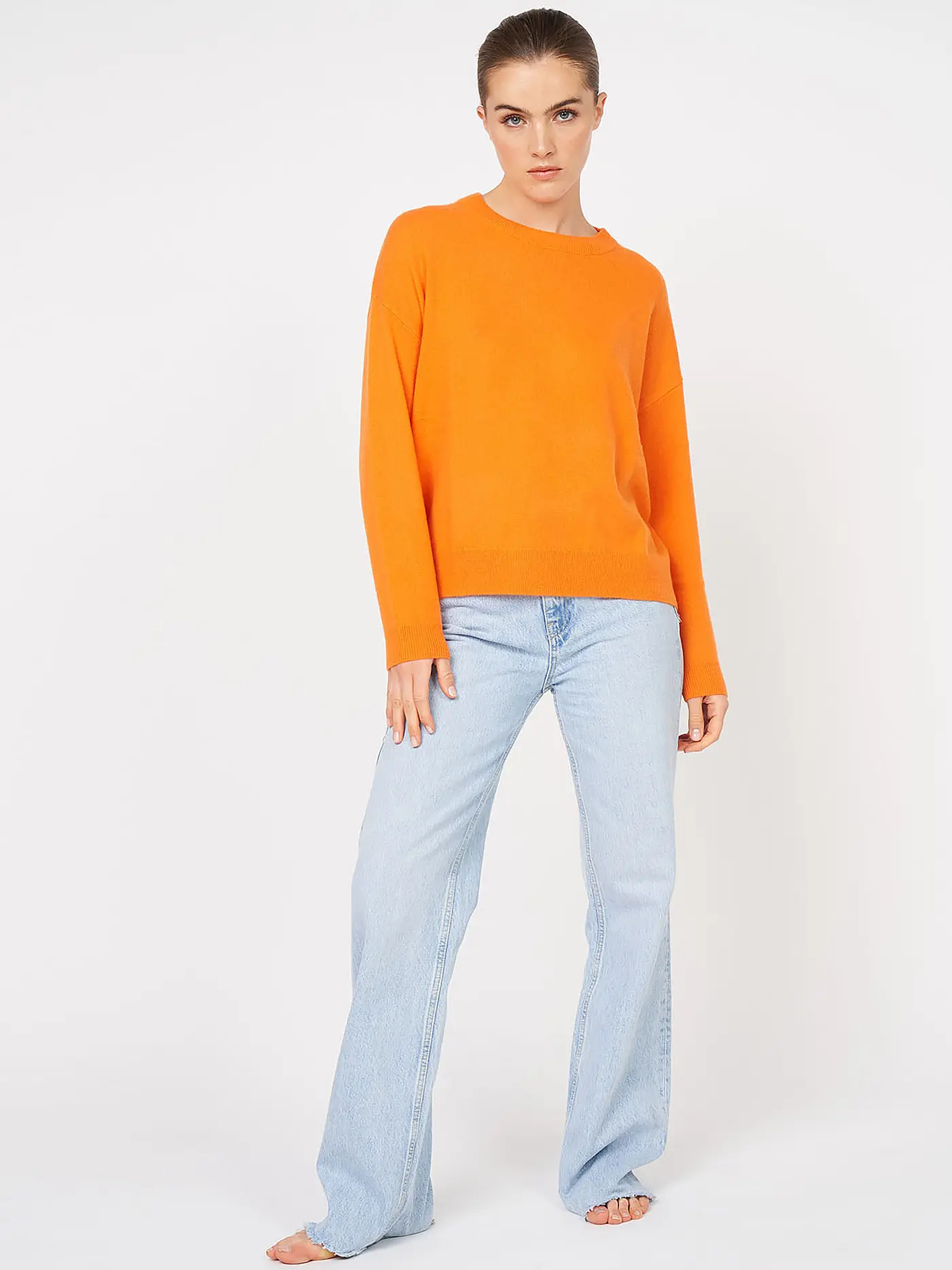LES TRICOTS DE LEA | Kaschmir Pullover | orange