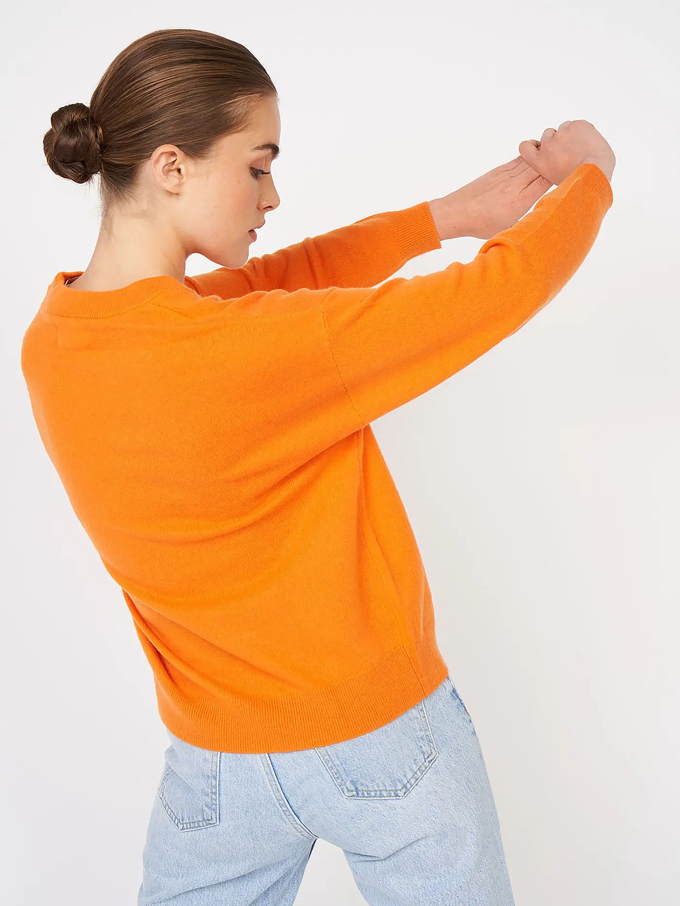 LES TRICOTS DE LEA | Kaschmir Pullover | orange