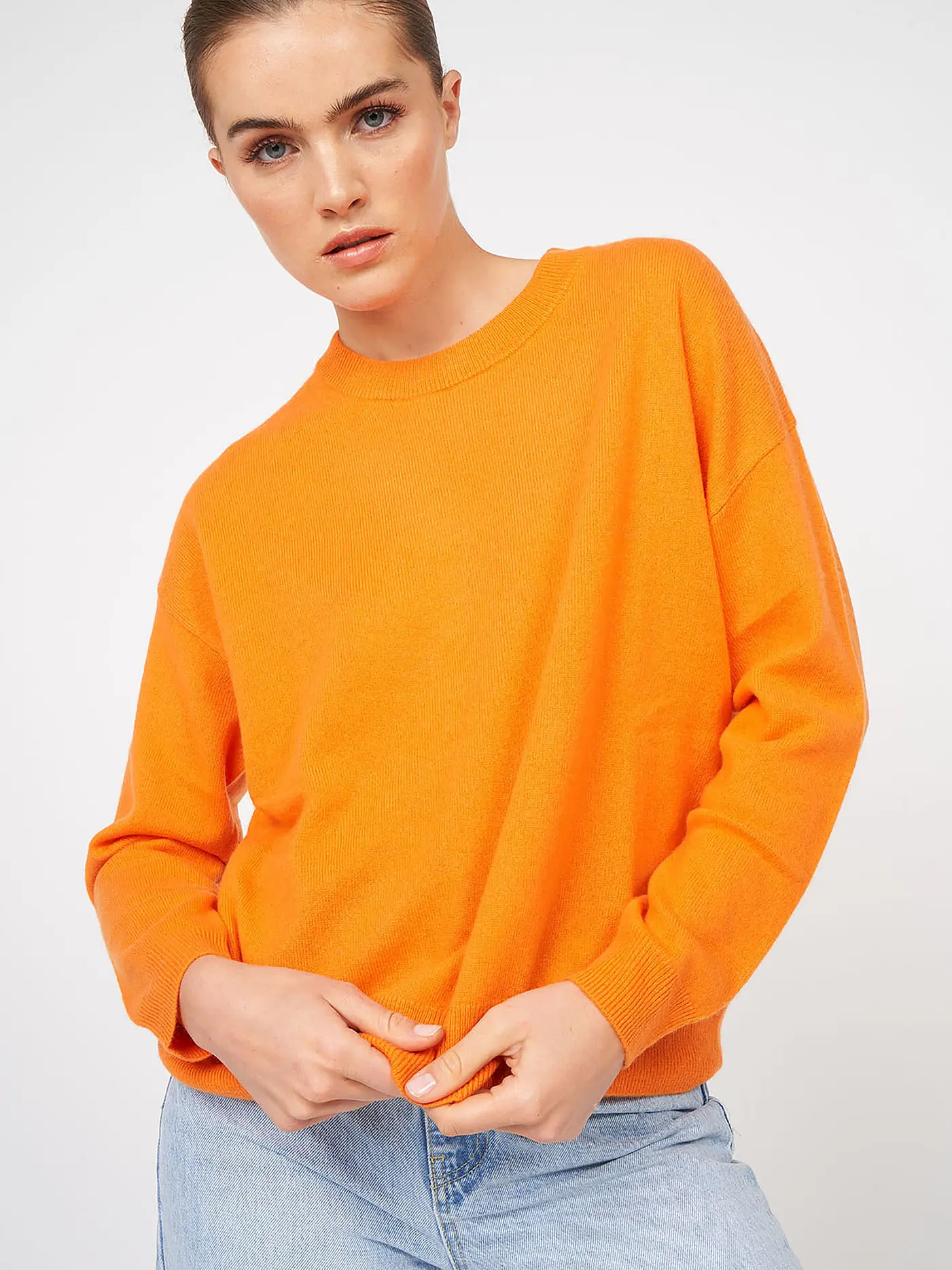 LES TRICOTS DE LEA | Kaschmir Pullover | orange