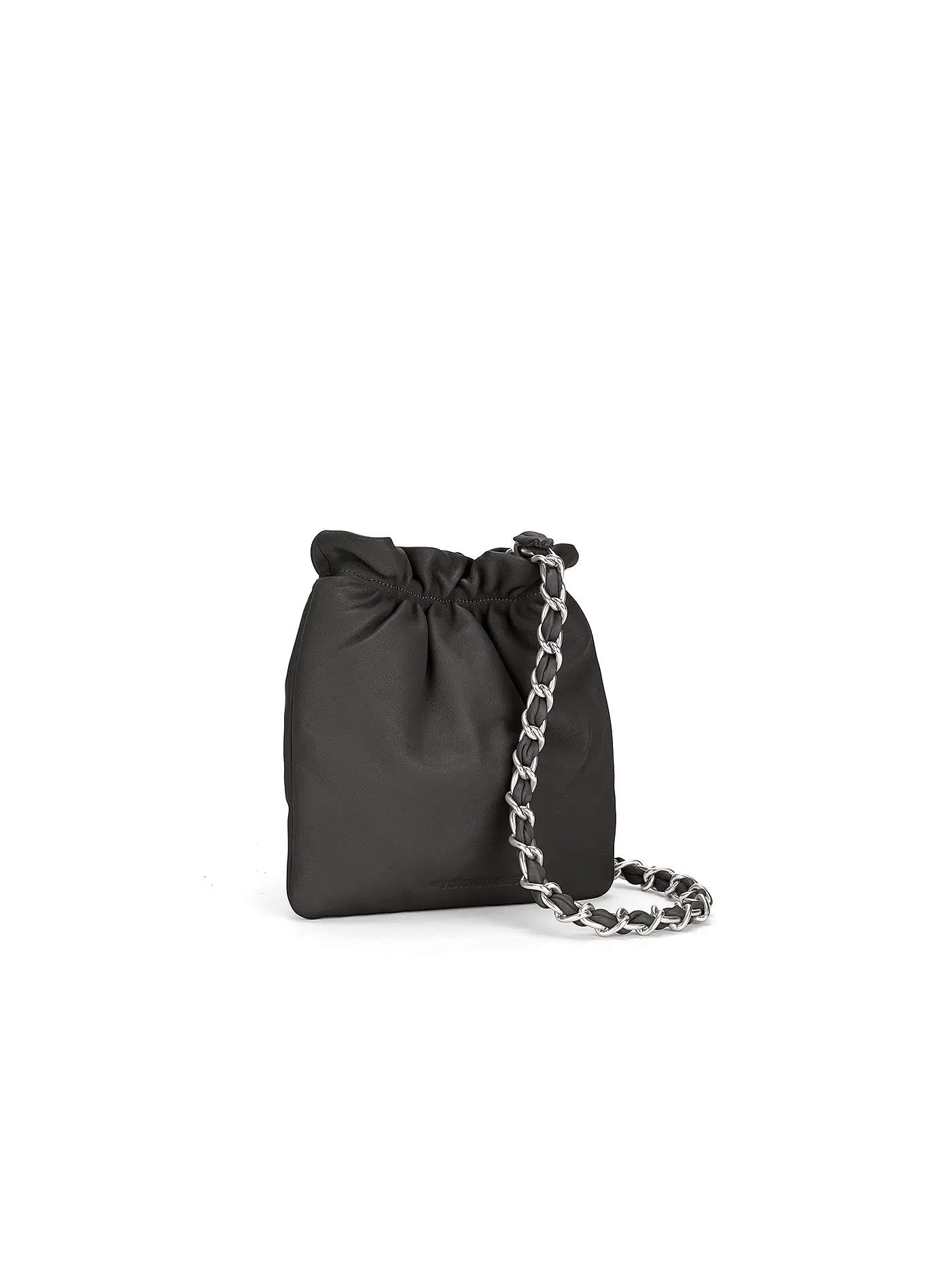 LES VISIONNAIRES | Ledertasche - Bucket Bag LILOU SILKY | schwarz