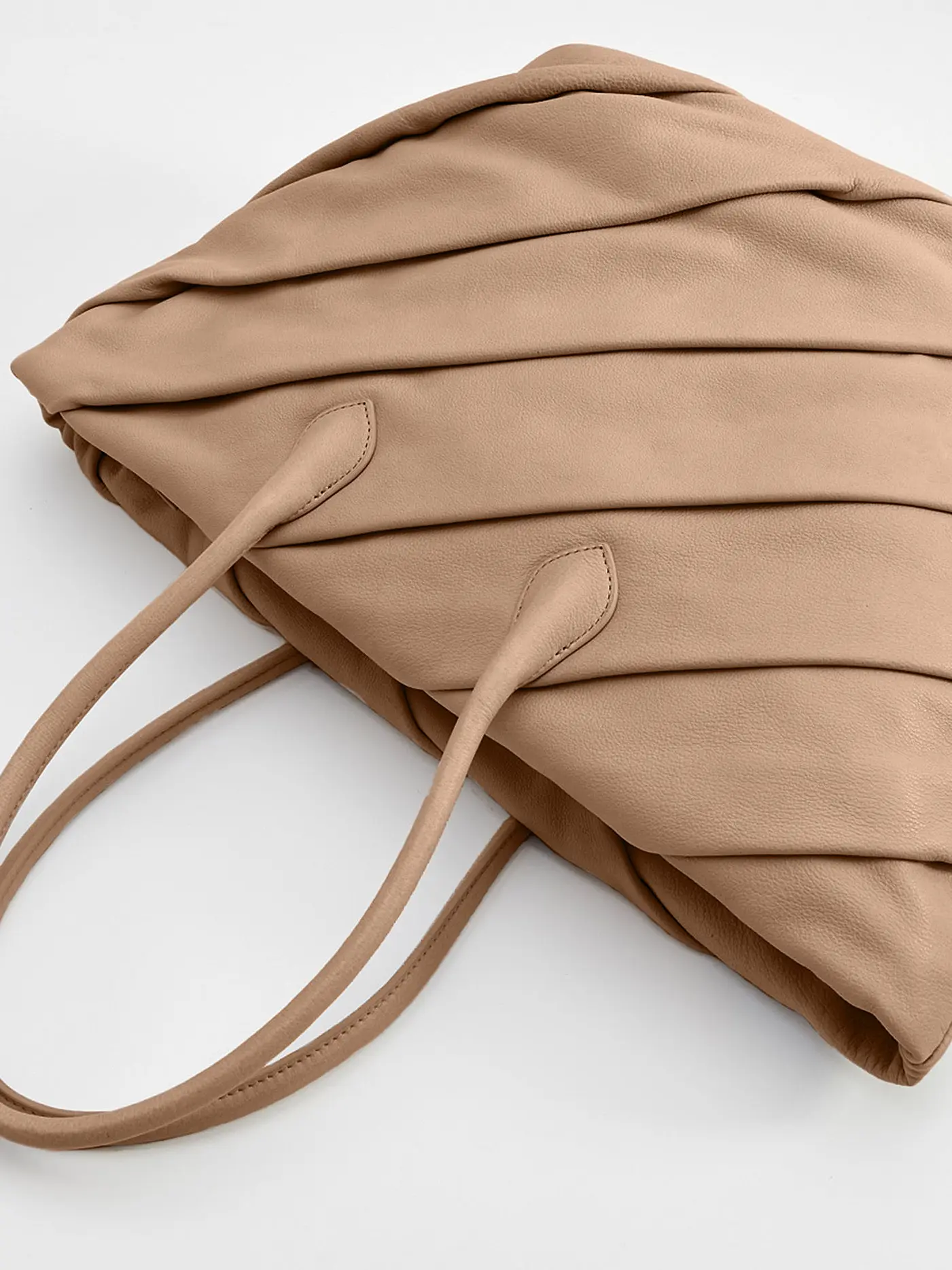 LES VISIONNAIRES | Ledertasche - Shopper Noa | camel