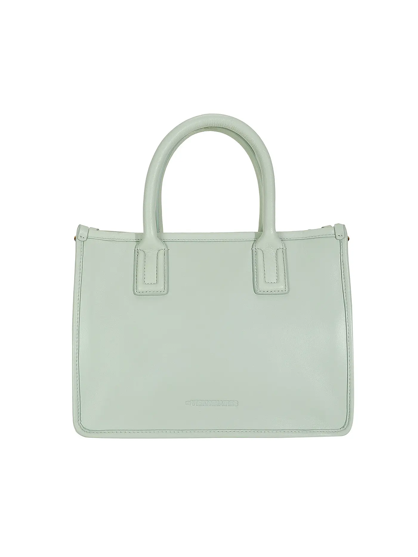 LES VISIONNAIRES | Ledertasche - Tote Bag LENA SILKY Medium | mint