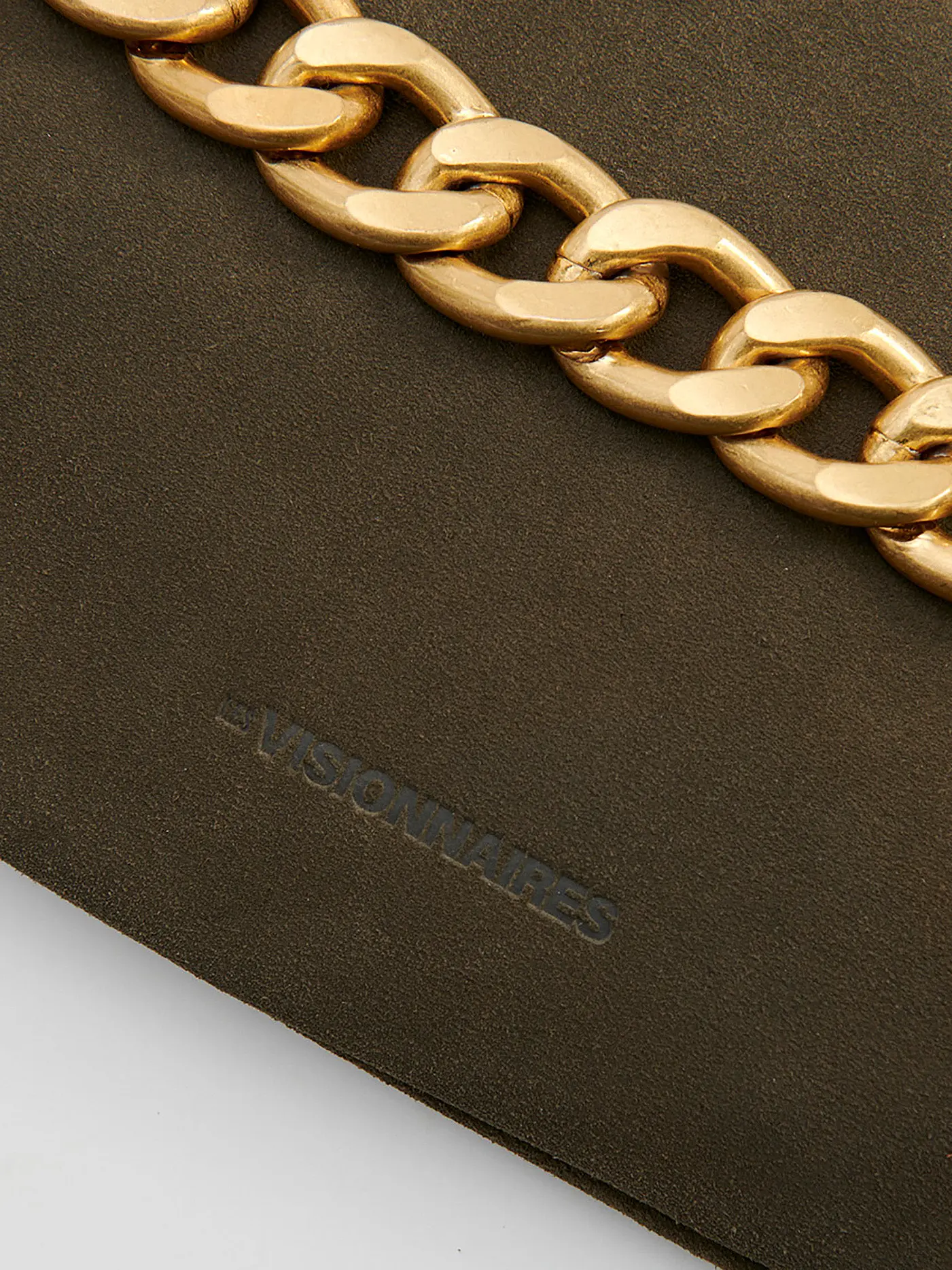 LES VISIONNAIRES | Ledertasche - Umhängetasche Alice | olive