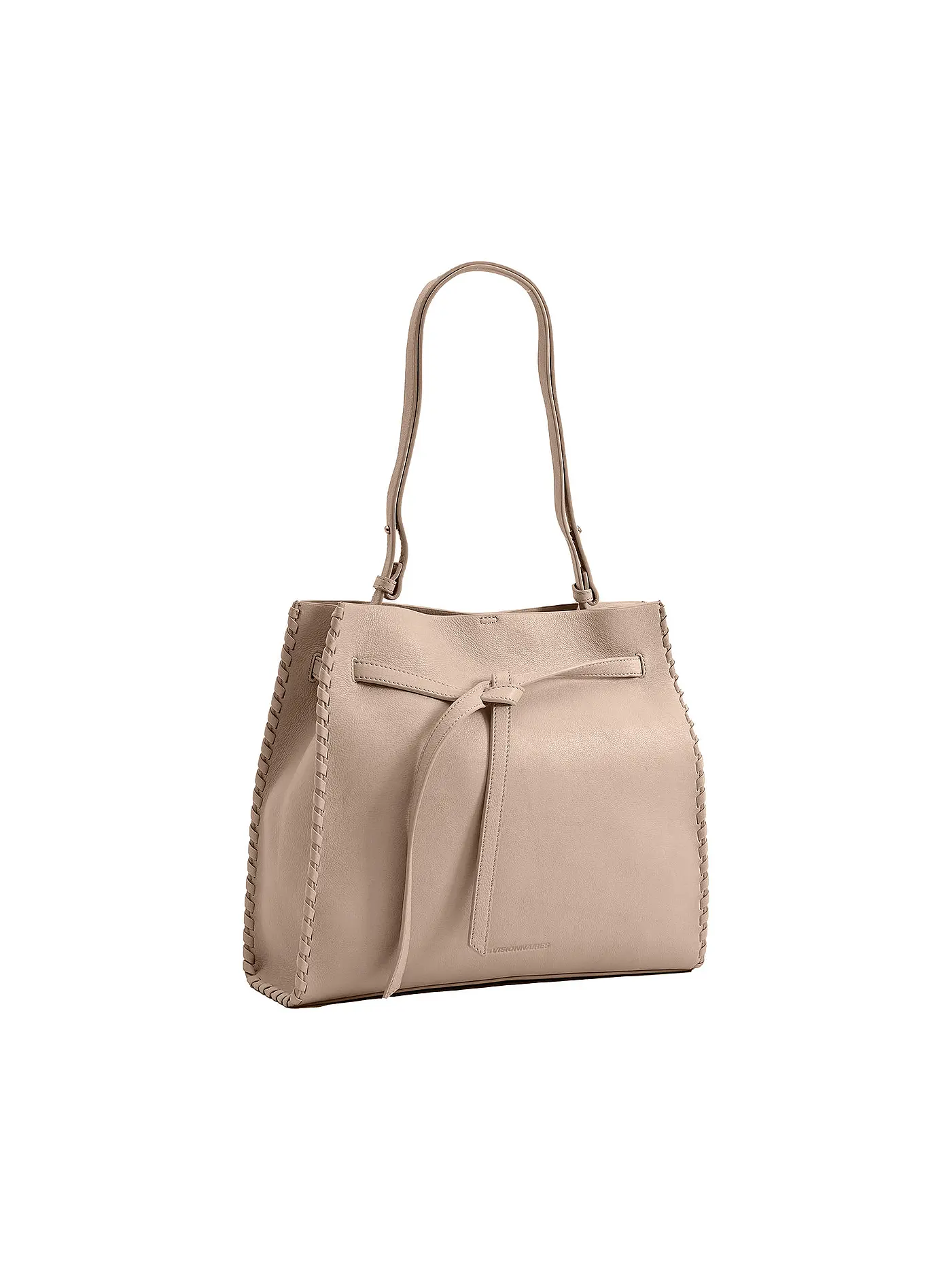 LES VISIONNAIRES | Ledertasche - Umhängetasche Aurora | beige