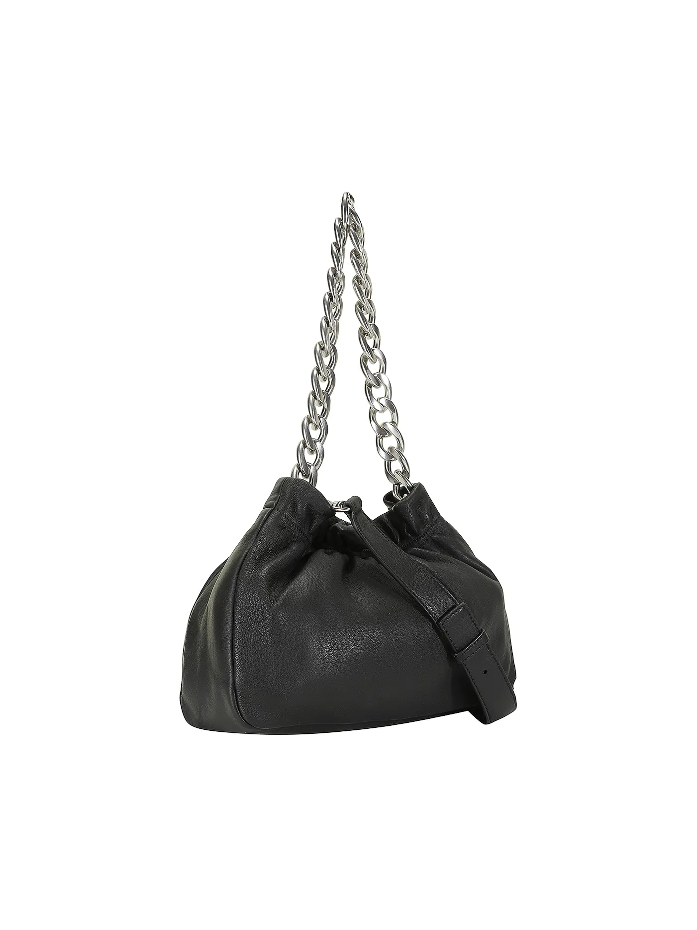 LES VISIONNAIRES | Ledertasche - Umhängetasche CAMILLE SILKY | schwarz