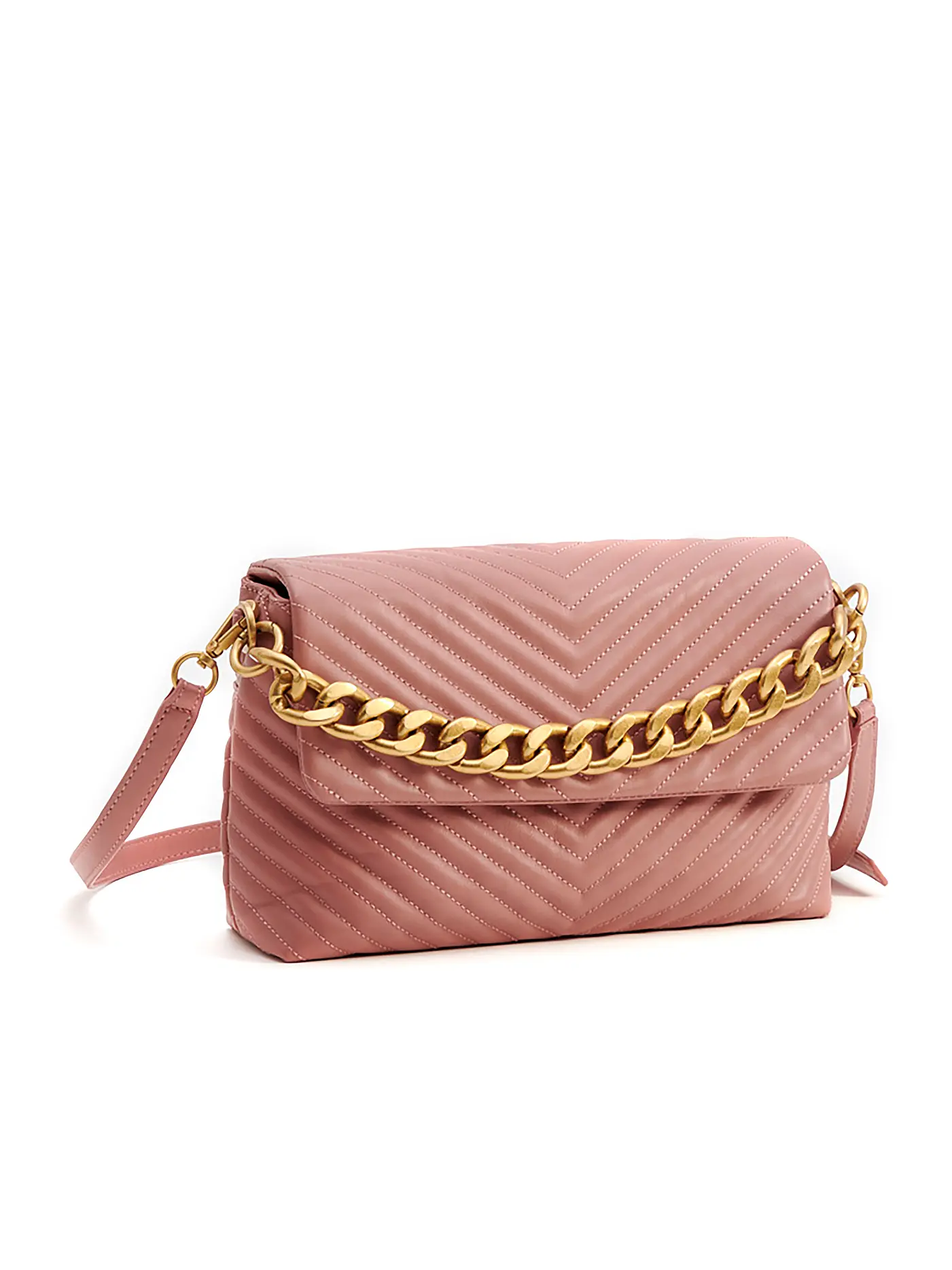 LES VISIONNAIRES | Ledertasche - Umhängetasche Coco | rosa