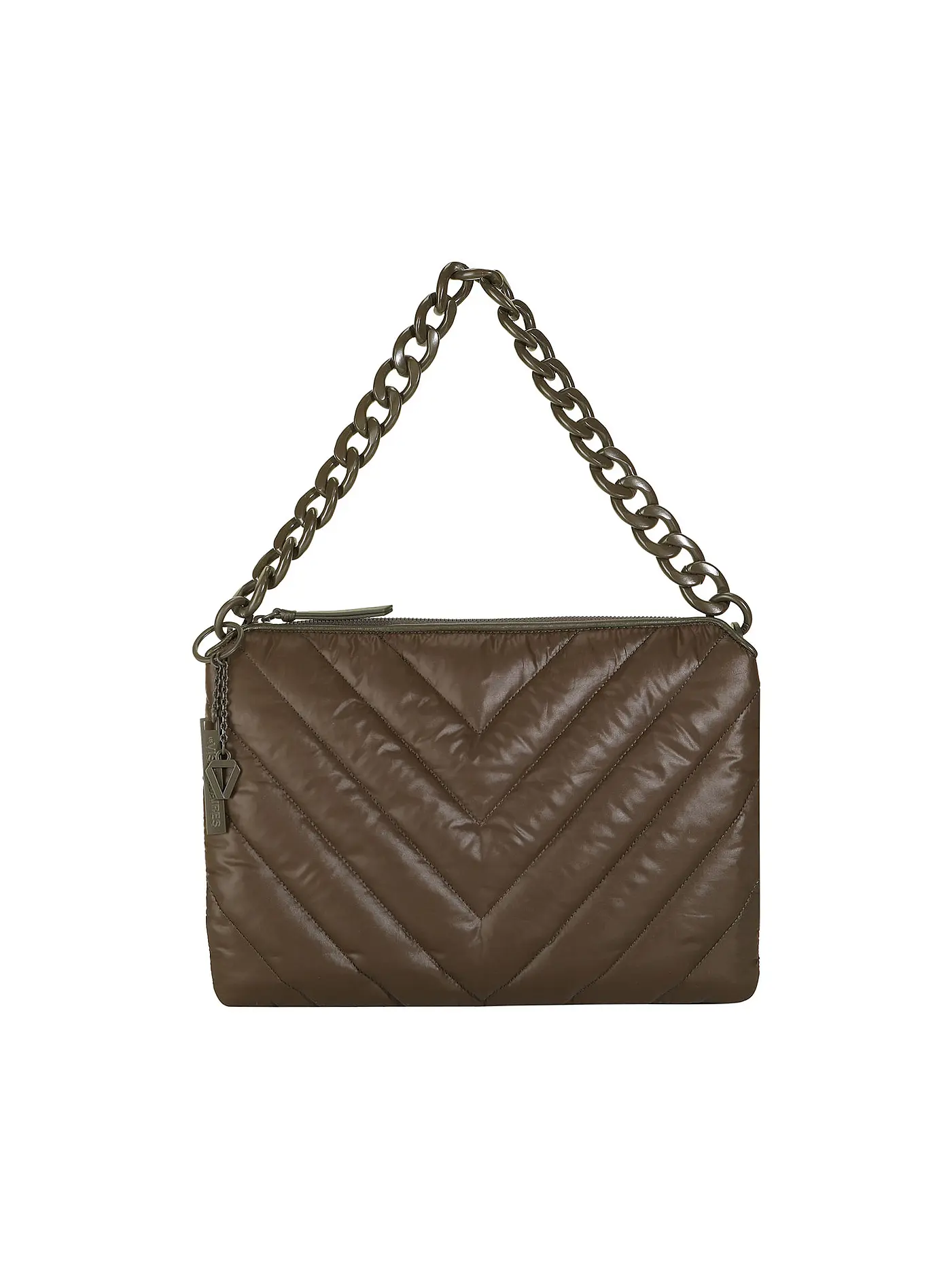 LES VISIONNAIRES | Tasche - Umhängetasche VERA QUILTING  | hellgrün