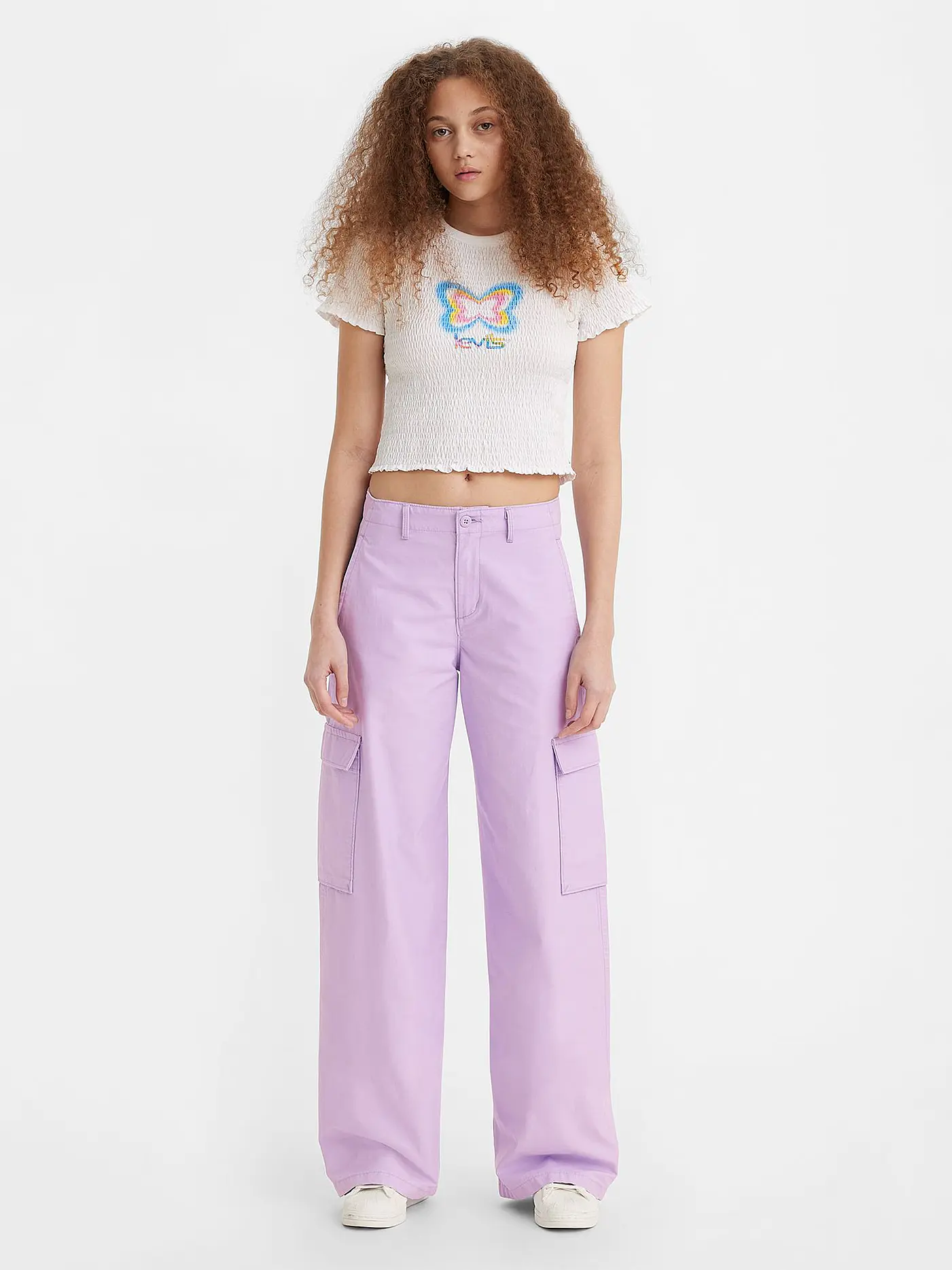 LEVI'S® | Cargohose BAGGY | lila