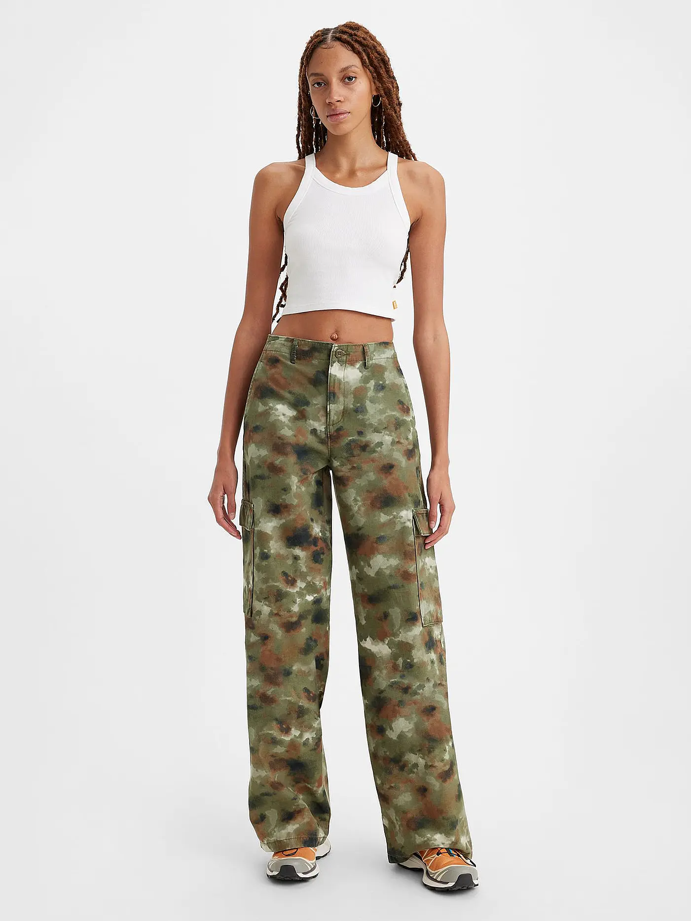 LEVI'S® | Cargohose BAGGY | grün