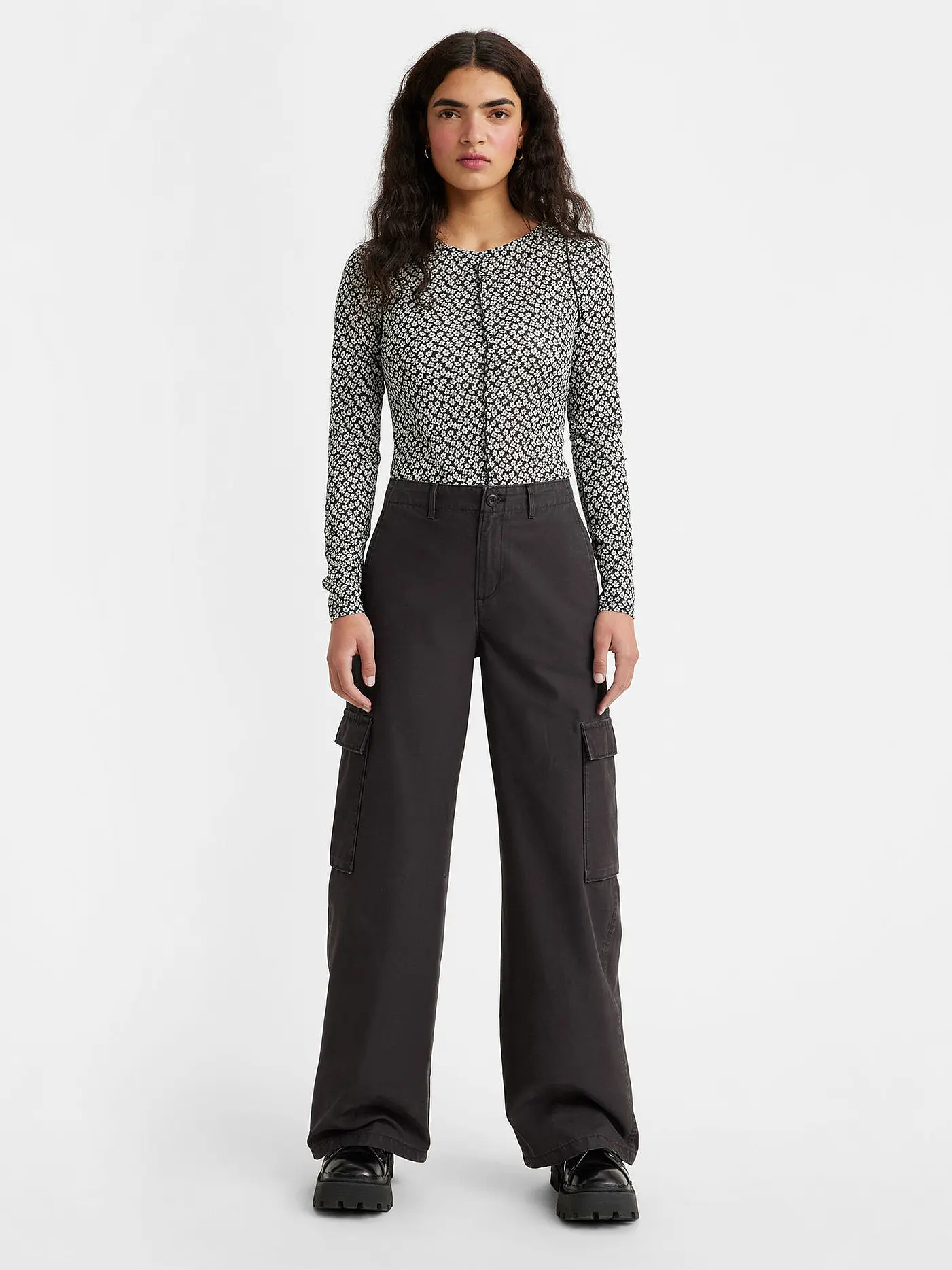 LEVI'S® | Cargohose BAGGY | schwarz