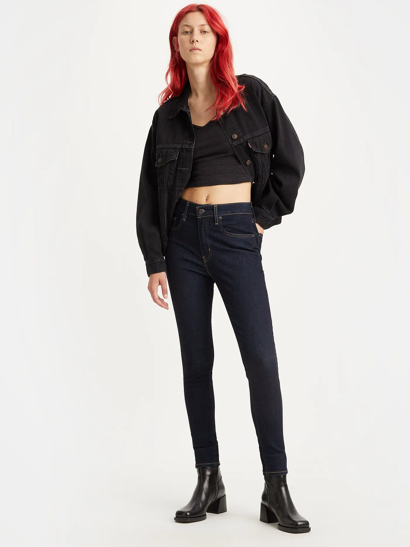 LEVI'S® | Highwaist Jeans Skinny Fit 721  | dunkelblau