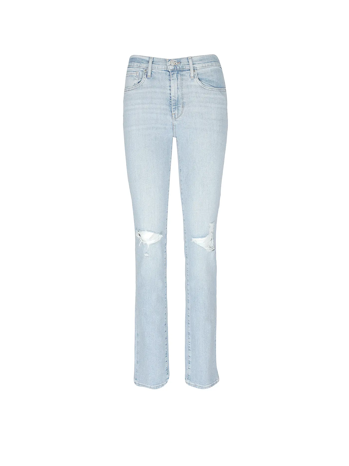LEVI'S® | Highwaist Jeans Straight Fit 724 | hellblau