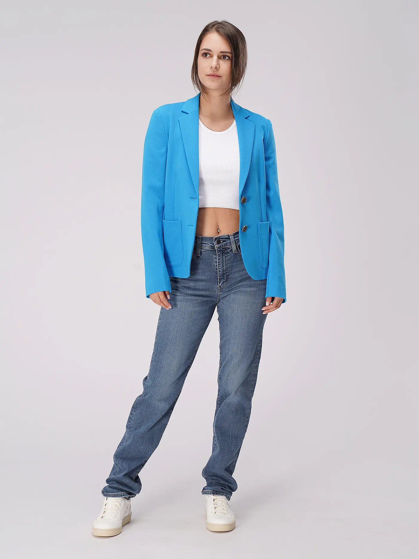 LEVI'S® | Highwaist Jeans Straight Fit 724 | blau