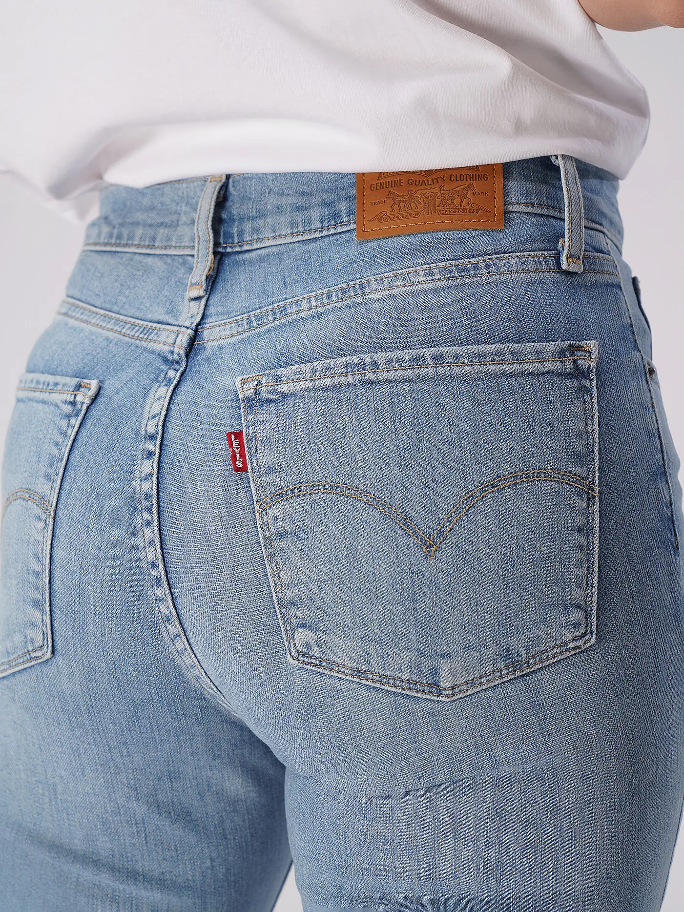 LEVI'S® | Highwaist Jeans Straight Fit 724 | hellblau
