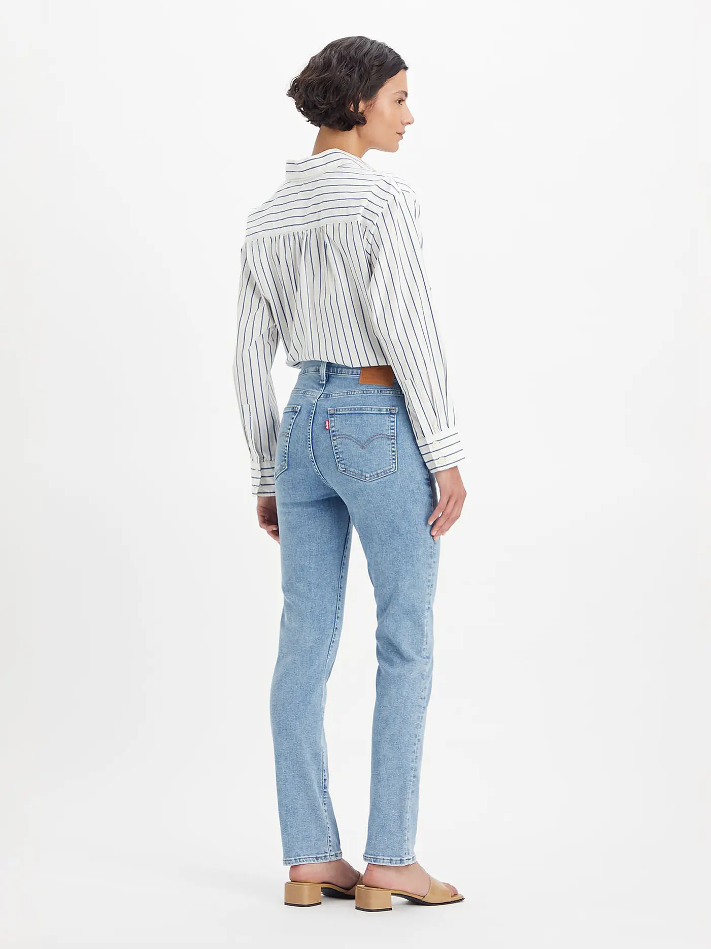 LEVI'S® | Highwaist Jeans Straight Fit 724 | blau